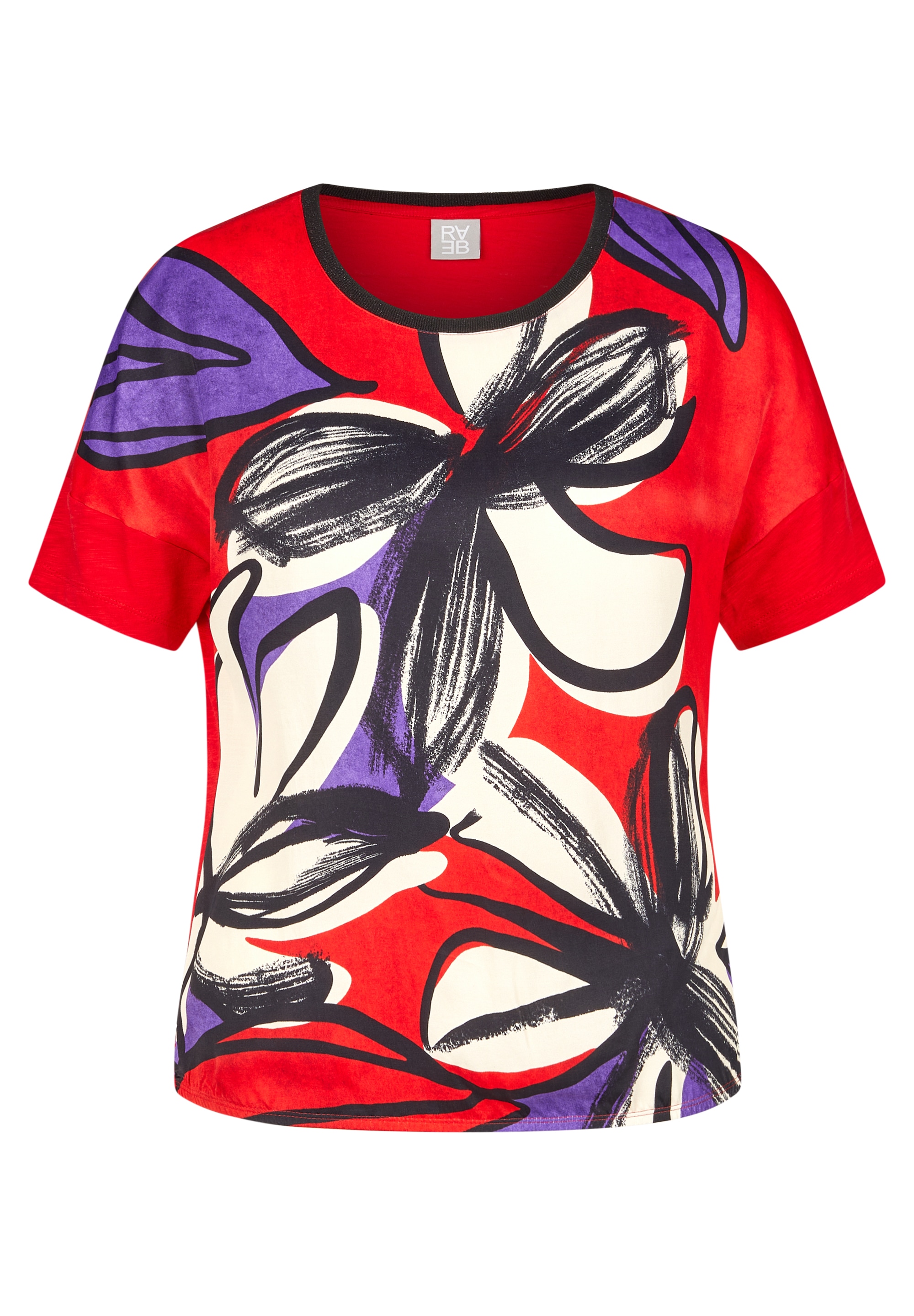 Rabe T-Shirt mit Flower Print