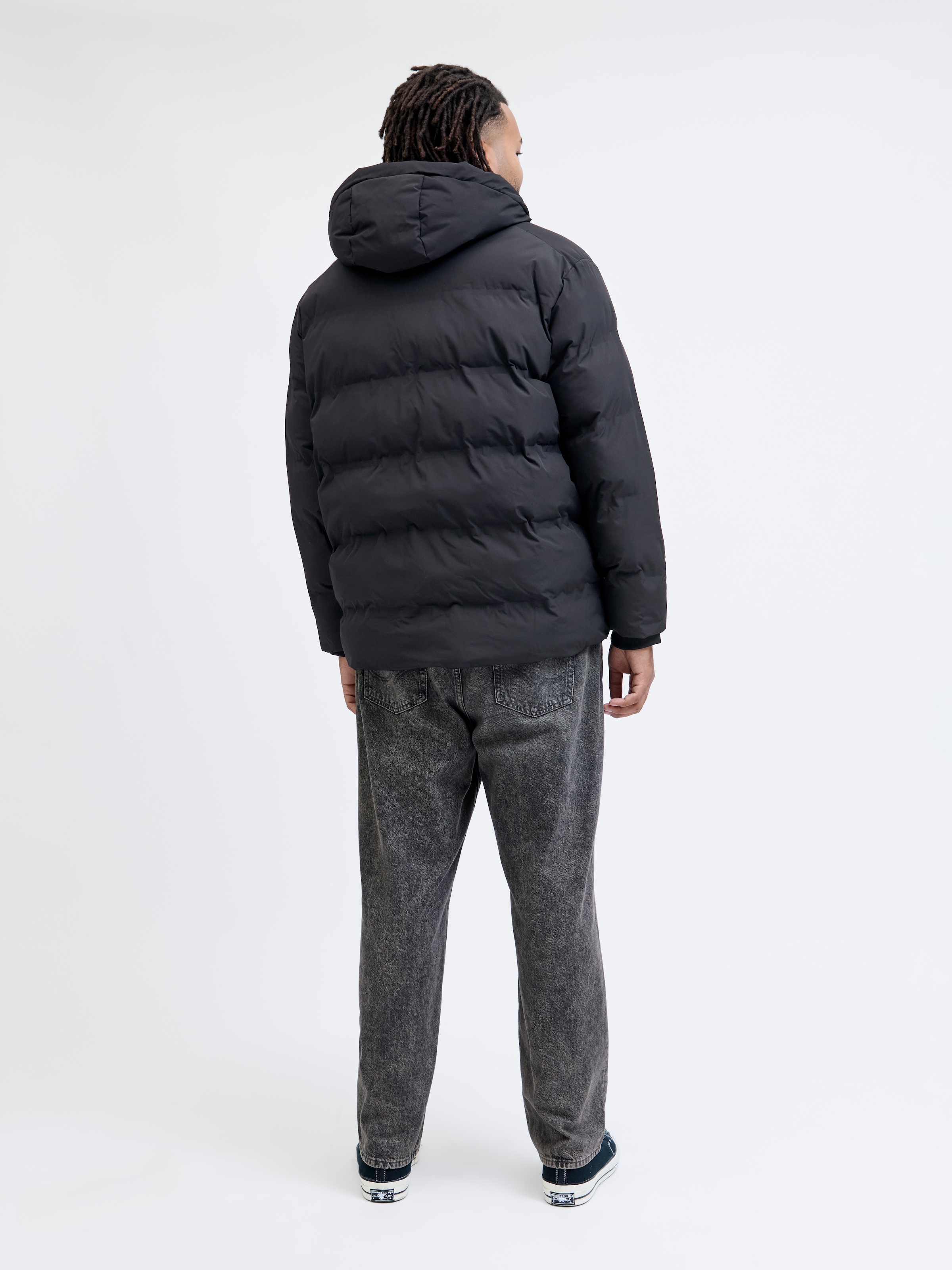 Jack & Jones PlusSize Steppjacke »JJESOHO PUFFER HOOD SN PLS« mit Kapuze
