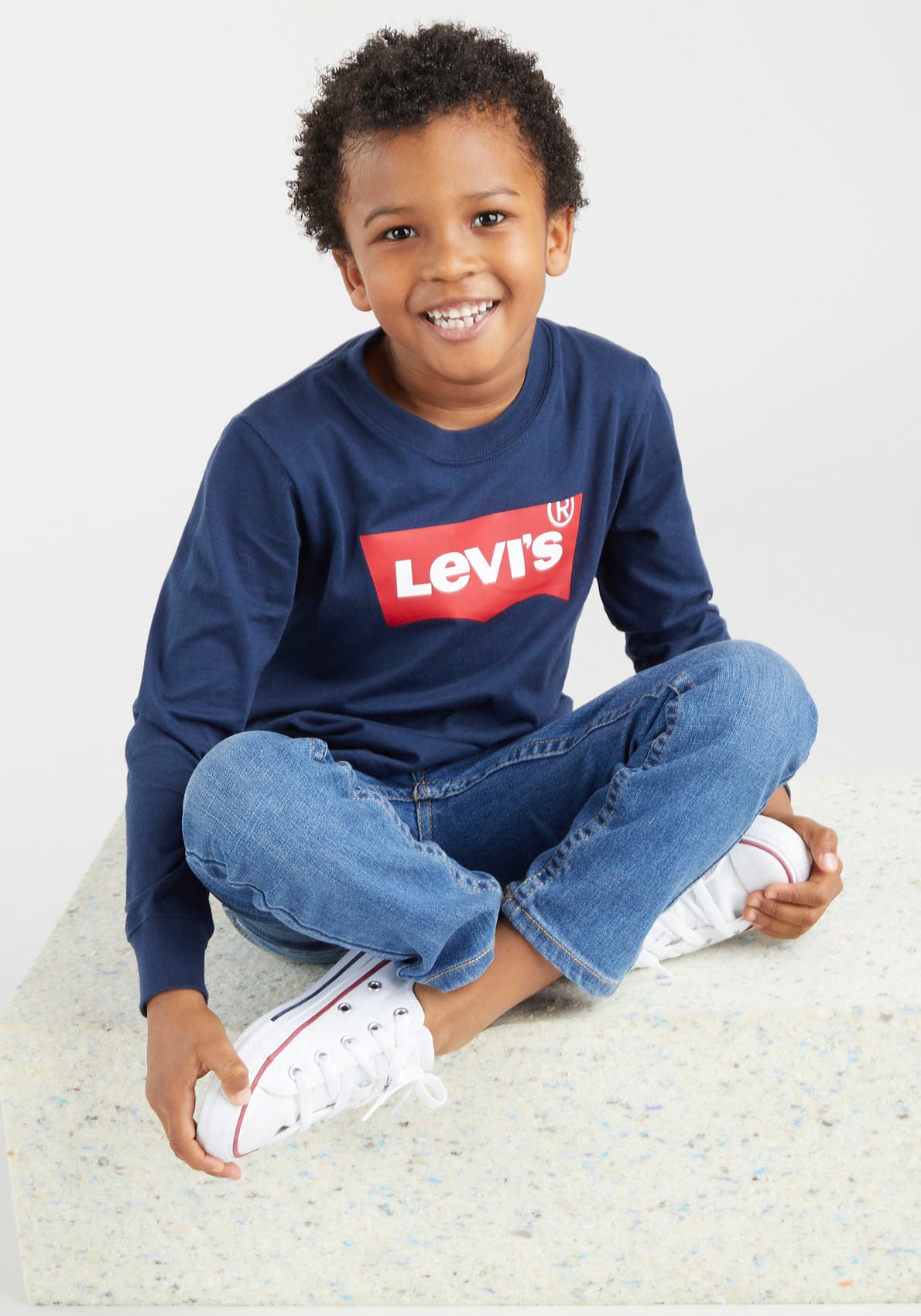 Levi's® Kids Langarmshirt »L/S BATWING TEE« mit Logo Print for BOYS