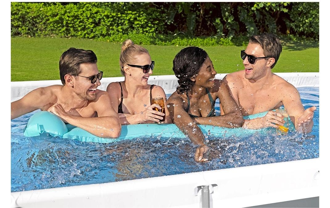 Bestway Whirlpool »Steel Pro MAX« Rechteckiges Aufstellpool-Set