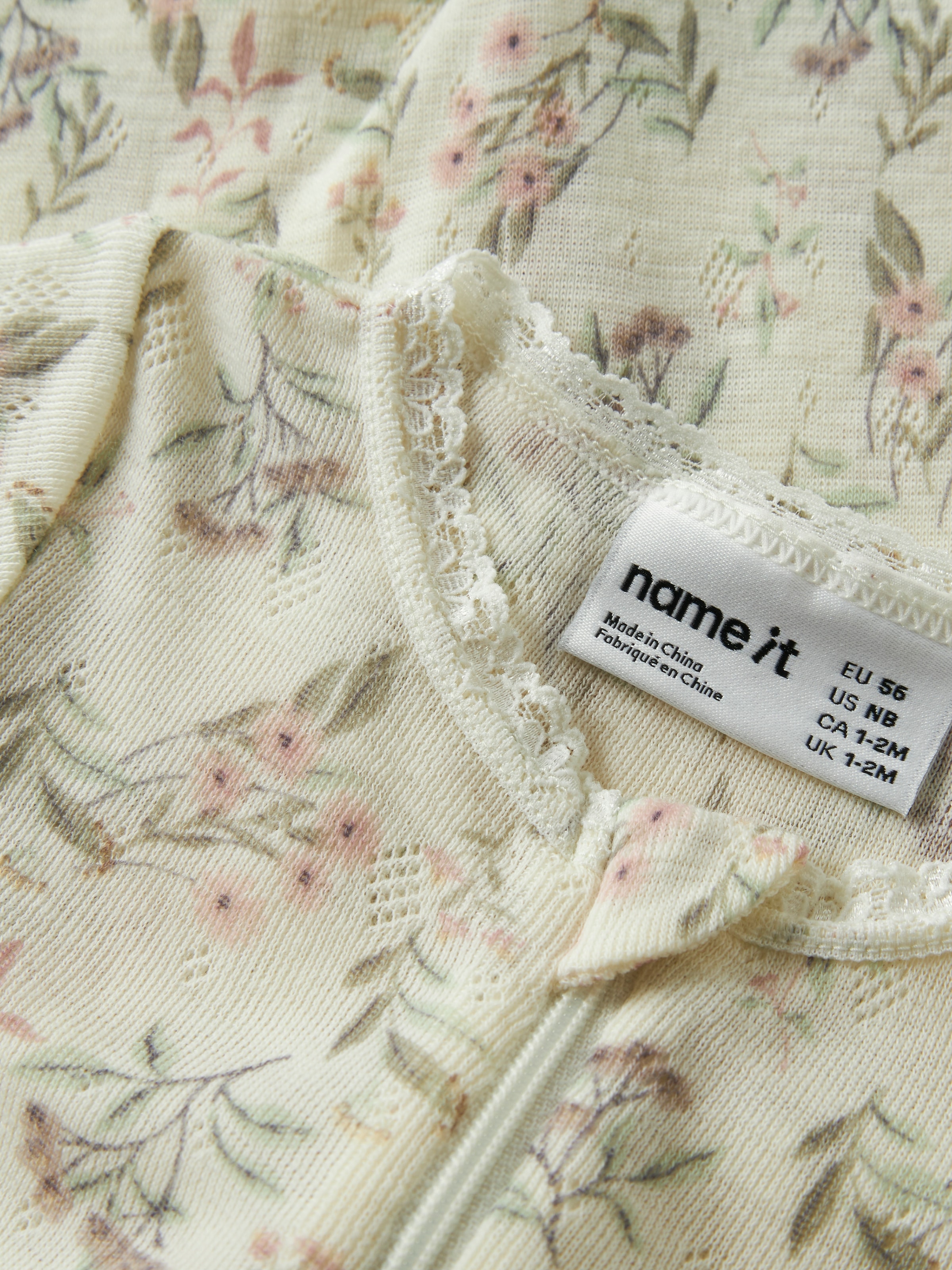 Name It Pyjama »NBFWANG WOOL NEEDLE NIGHTSUIT NOOS« pour bébés, en laine de qualité tricotée, coupe régulière