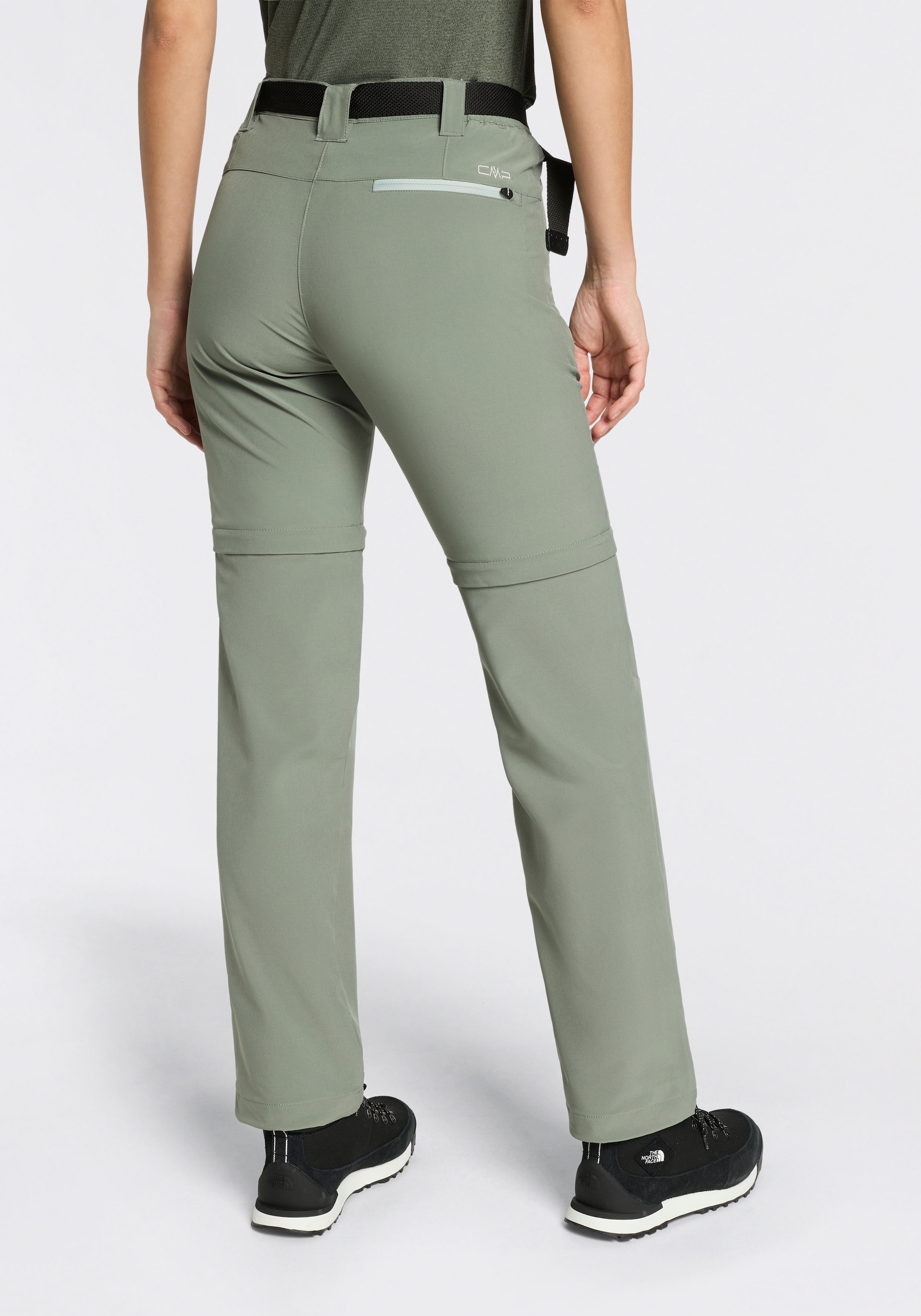 CMP Pantalon zip-off »WOMAN ZIP OFF PANT«  avec poches à fermeture éclair, matériau élastique, à séchage rapide