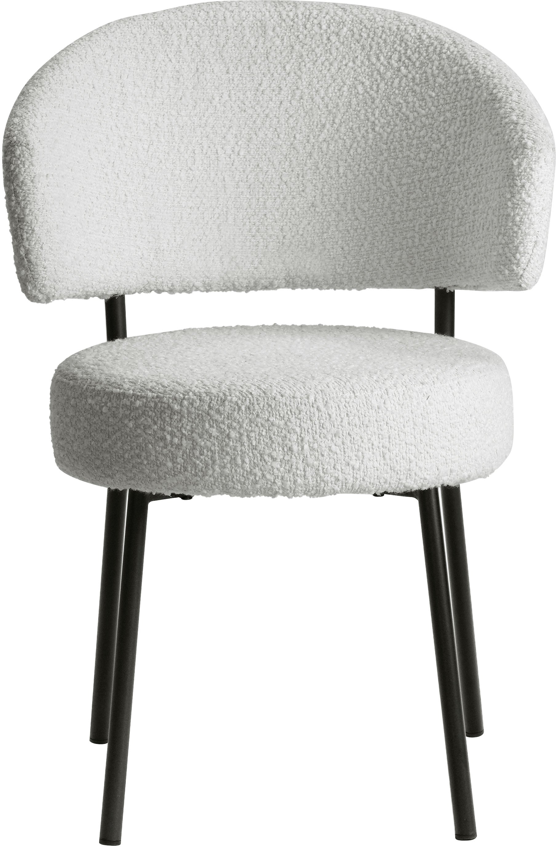 LeGer Home by Lena Gercke Esszimmerstuhl »Sölve« (Set) 2 Stk.Boucle Bezugsstoff, Metallgestell, Sitztiefe 48 cm