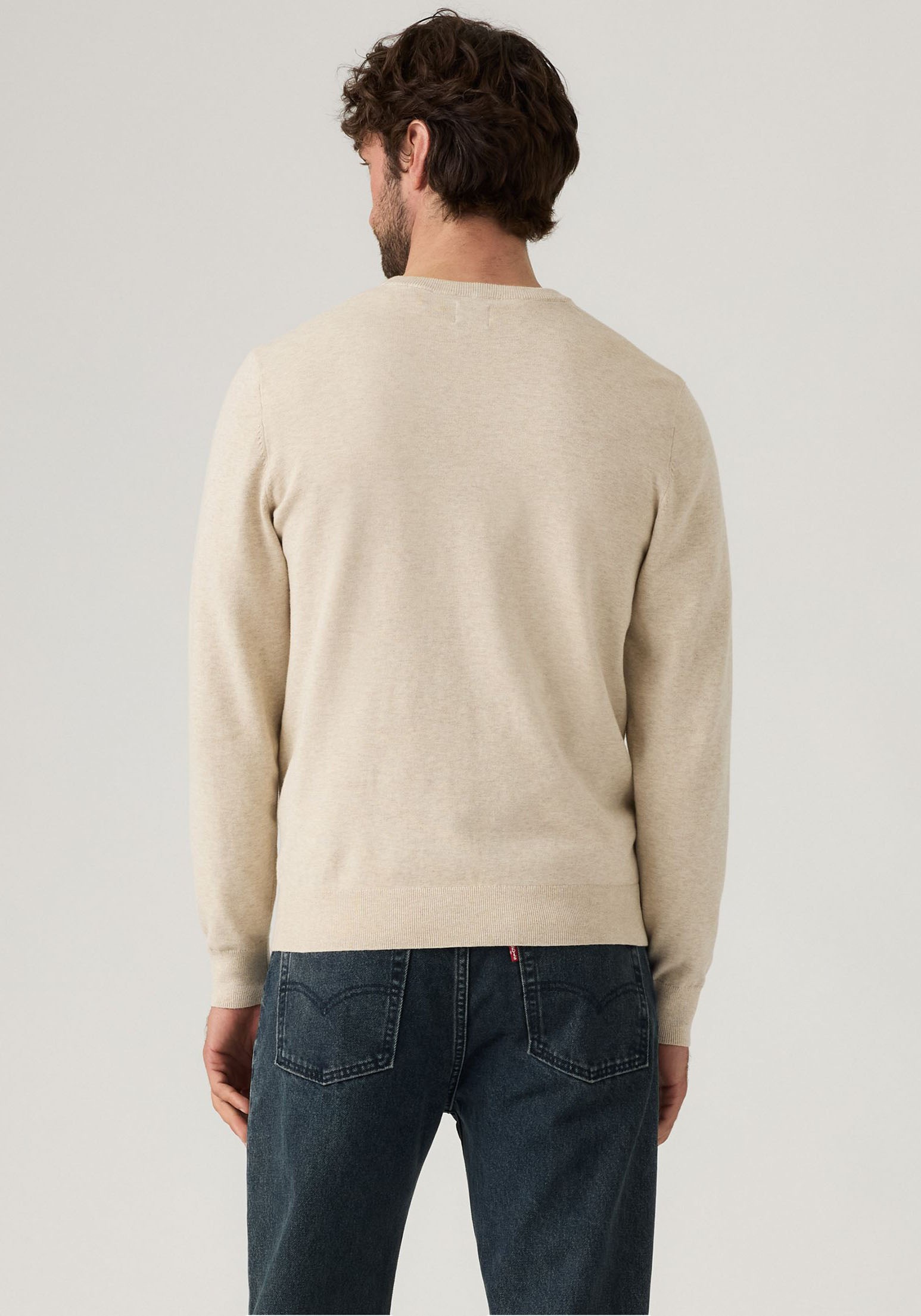 Levi's® Pull à col rond »LIGHTWEIGHT HM SWEATER« Feingerippte Abschlüsse