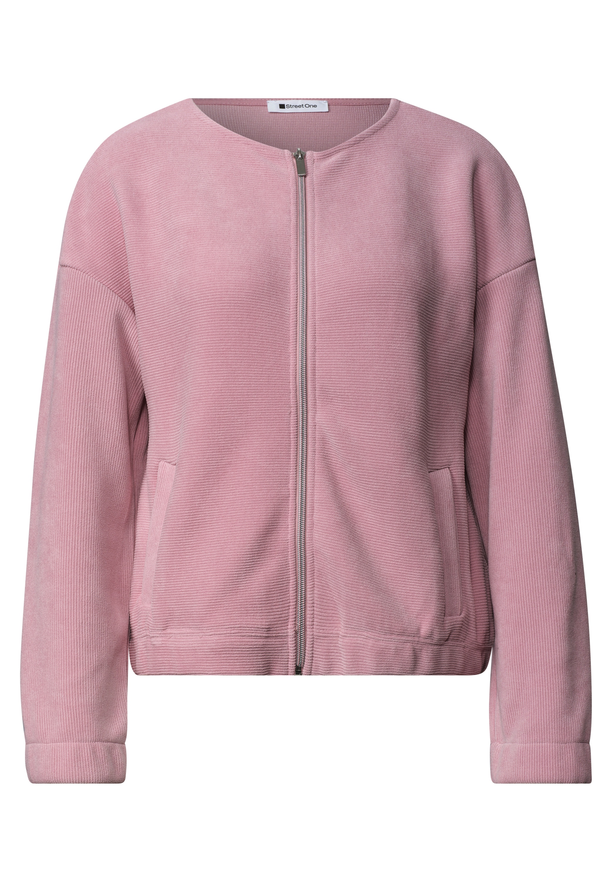 STREET ONE Blouson ohne Kapuze mit Rundhals in Cord-Optik