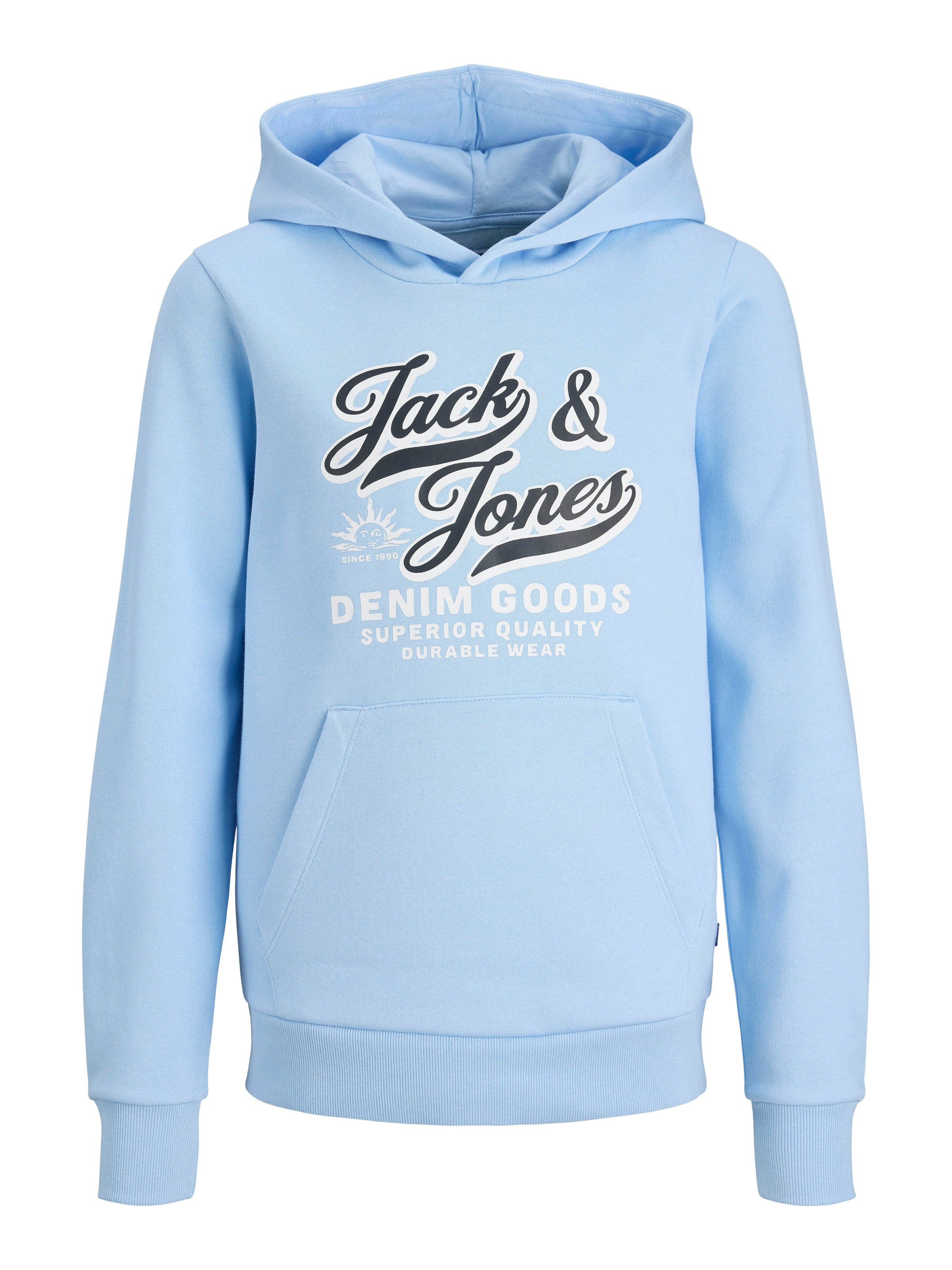 Jack & Jones Junior Kapuzensweatshirt »JJELOGO SWEAT HOOD 2 COL AW25 NOOS JNR«
