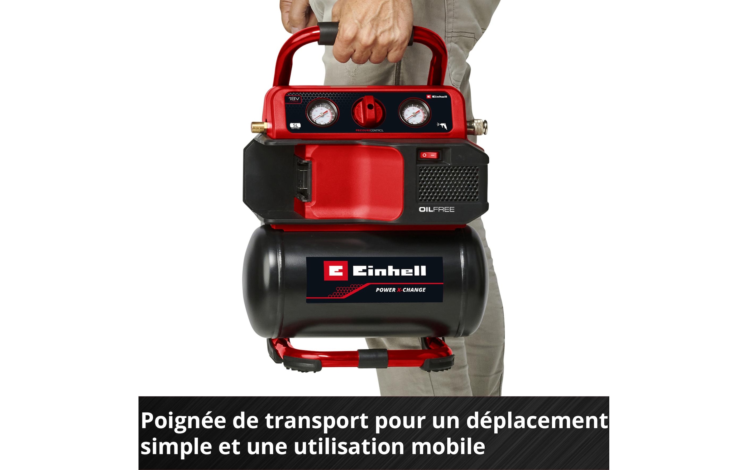 Einhell Akku-Handkompressor »TE-AC 18/75 Li Set EX CH«