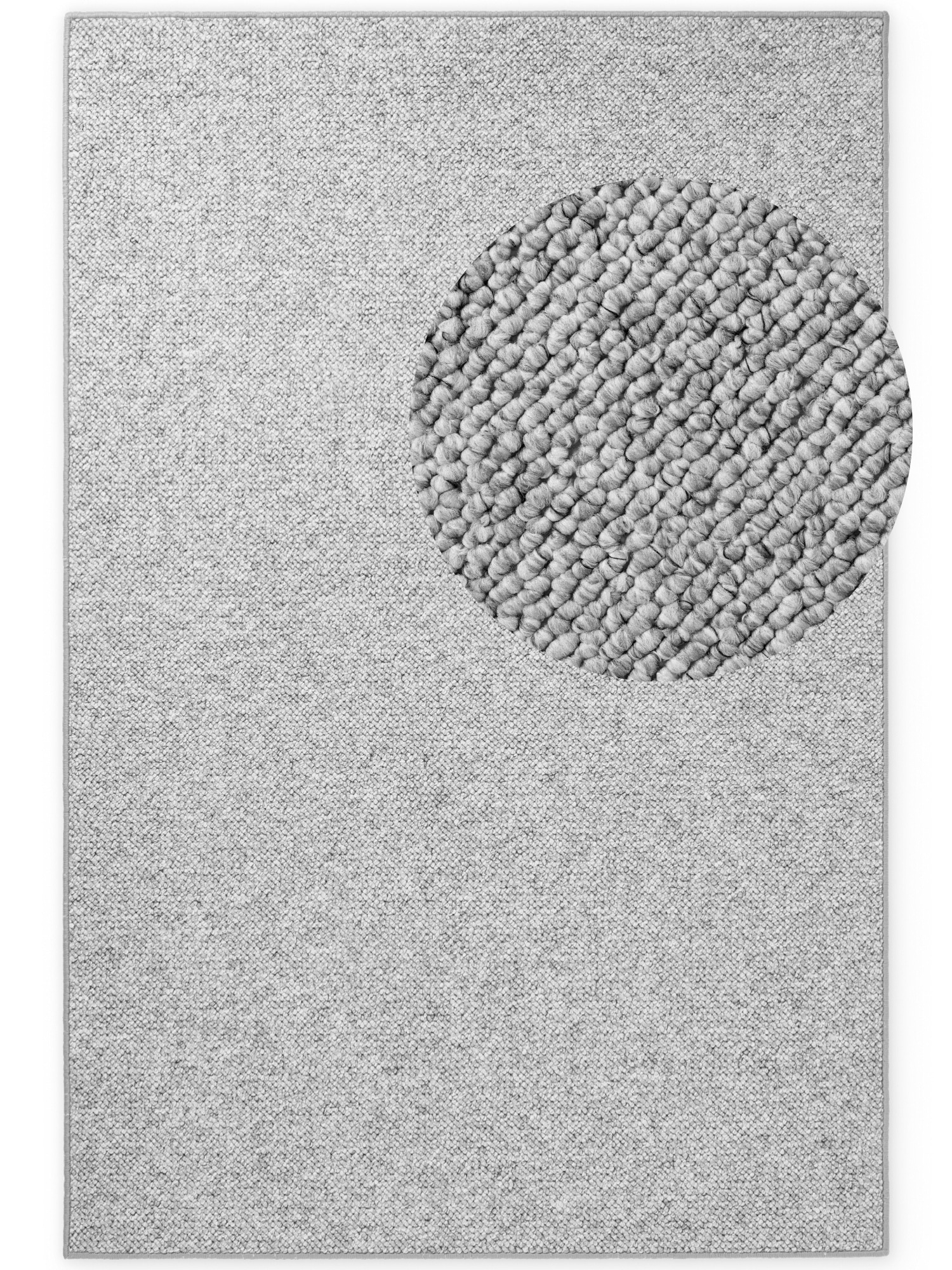 HANSE Home Tapis »Wolly 2« Rectangulaire 12 mm Höhe tissu plat, coureur, style scandinave, aspect laine, salle à manger, salon, couloir