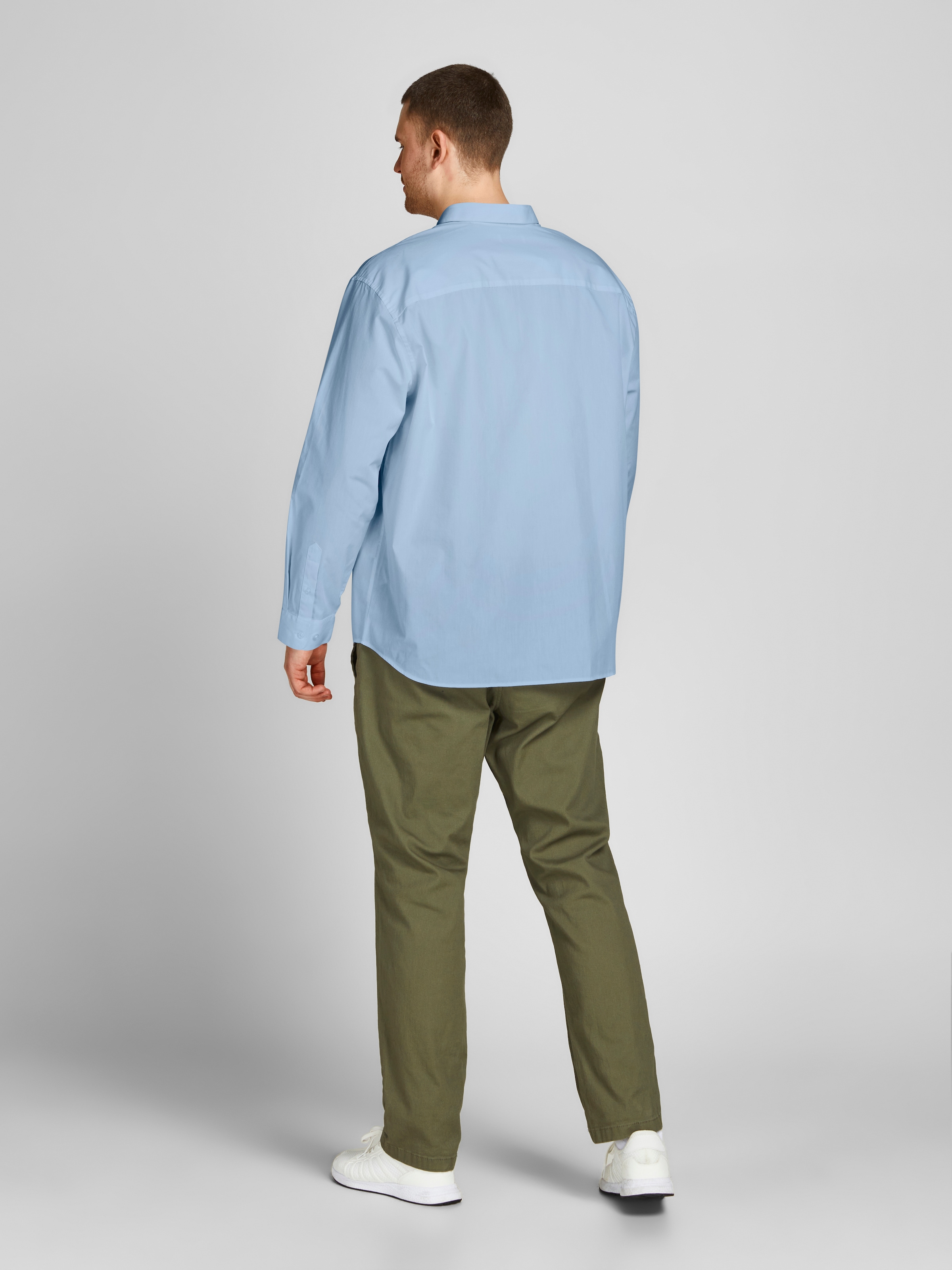 Jack & Jones PlusSize Langarmhemd »JJJOE SHIRT LS PLAIN PLS«