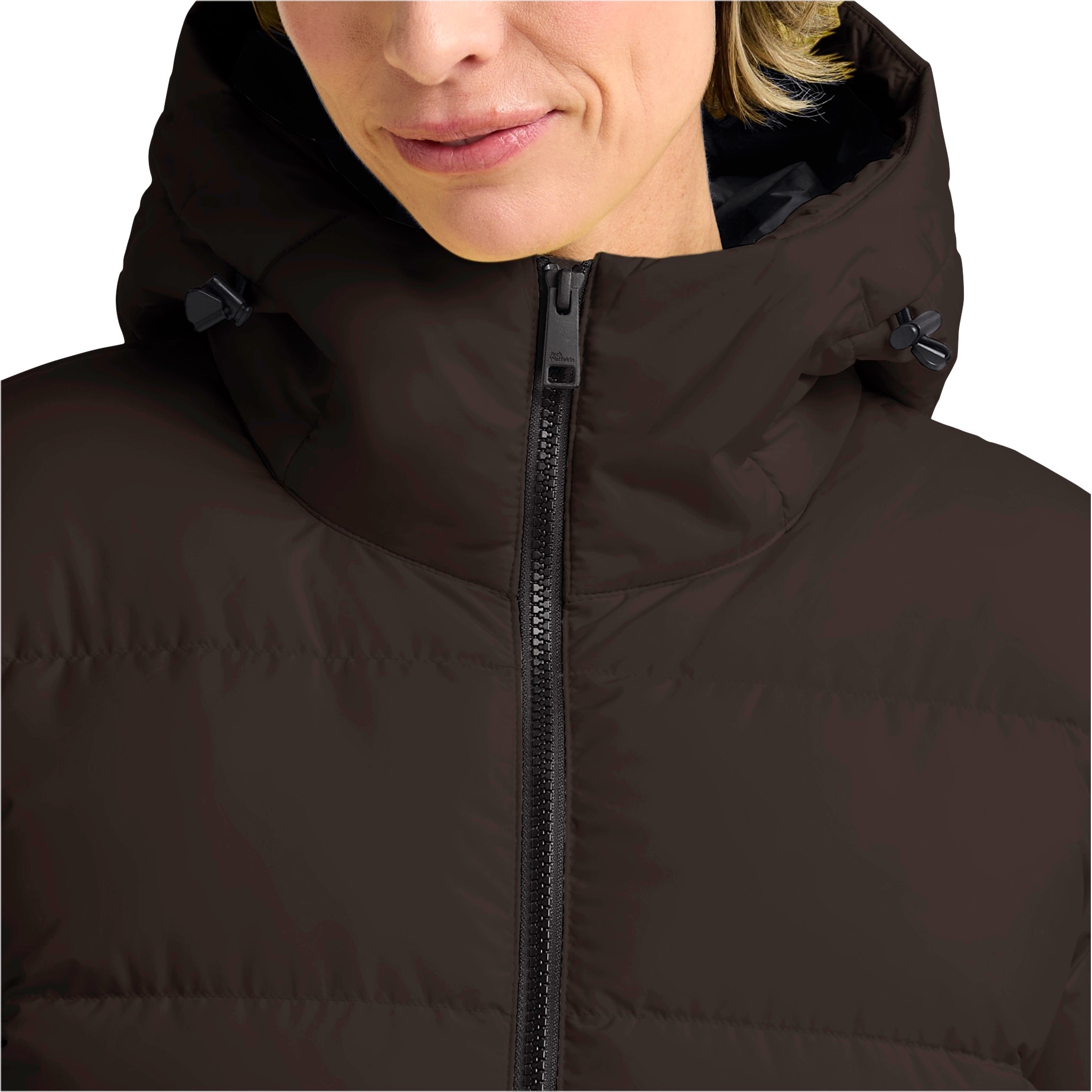 Jack Wolfskin Manteau en duvet »FROZEN PALACE COAT W RDS« mit Entendaunen- und Federfüllung, mit individuell anpassbarer Kapuze