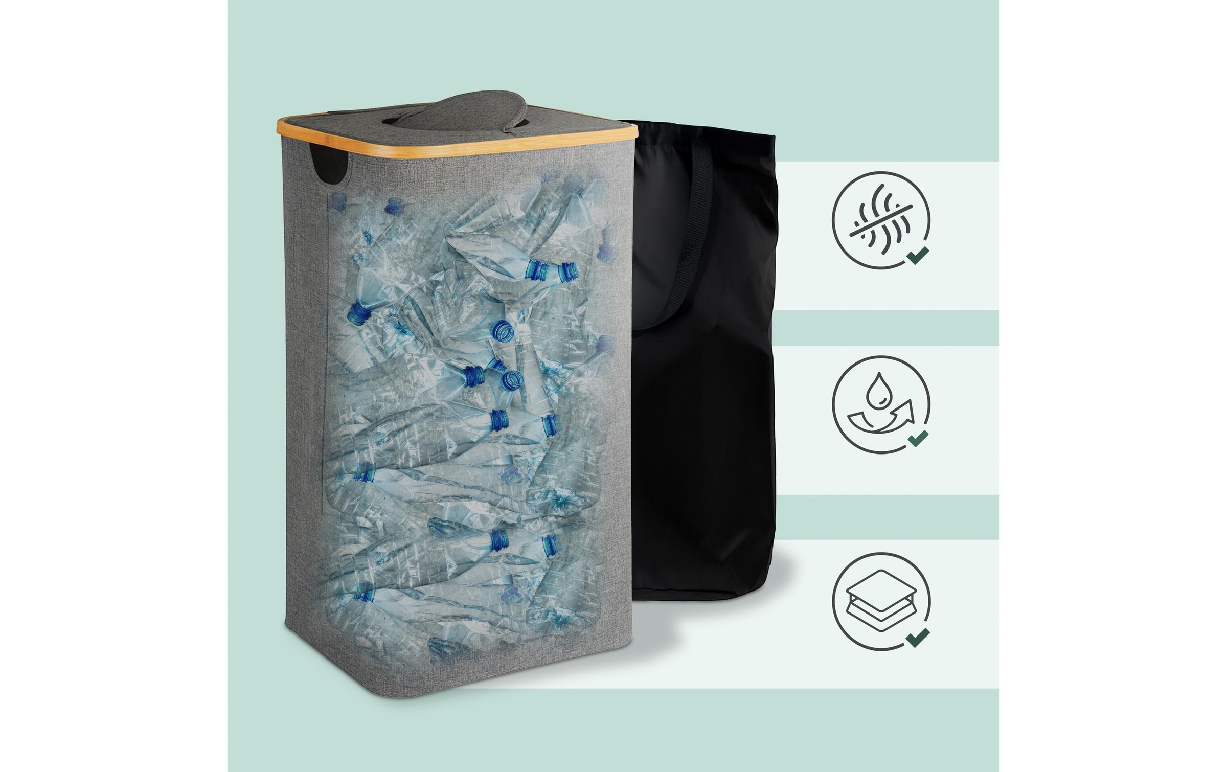 relaxdays Collecteur de bouteilles »100 L«