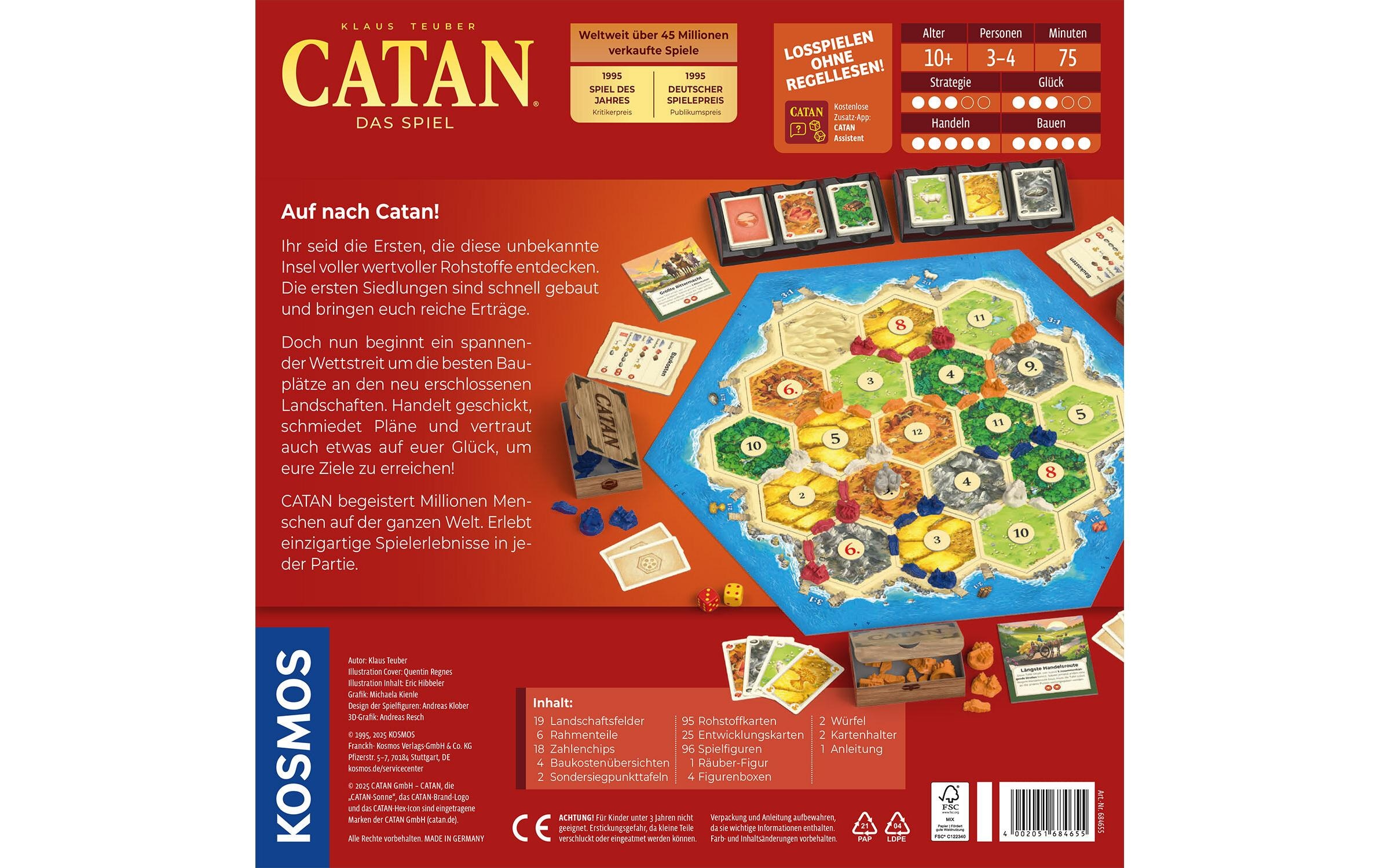 Kosmos Spiel »CATAN Das Spiel«