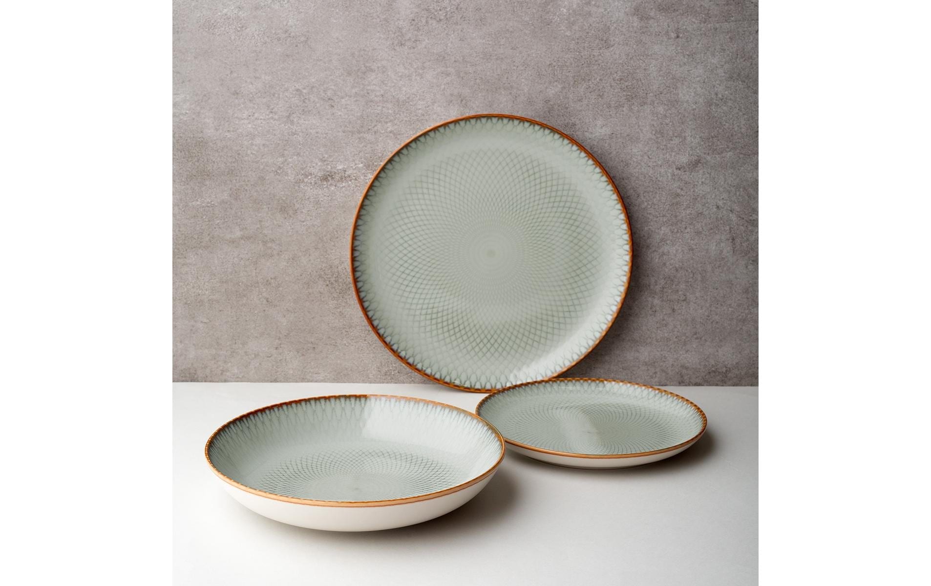   Assiette plate »Lunasol Elements Day Mandala 12-tlg.« Teller-Set