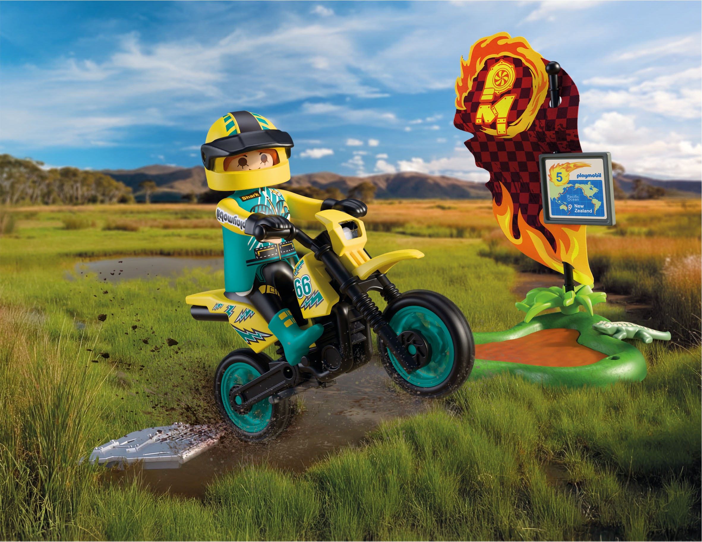 Playmobil® Jeu de construction »Offroad Motorrad (72065), City Action« Made in Europe