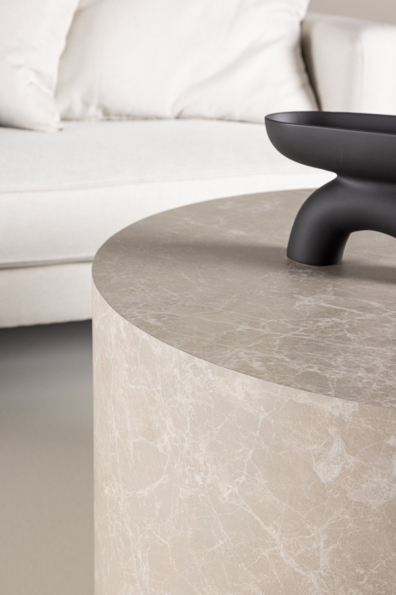 Venture Home Table basse »York, runder Couchtisch, modern & elegant, Ø 80 cm« Table basse, MDF, ronde, uniforme, simple, polyvalente