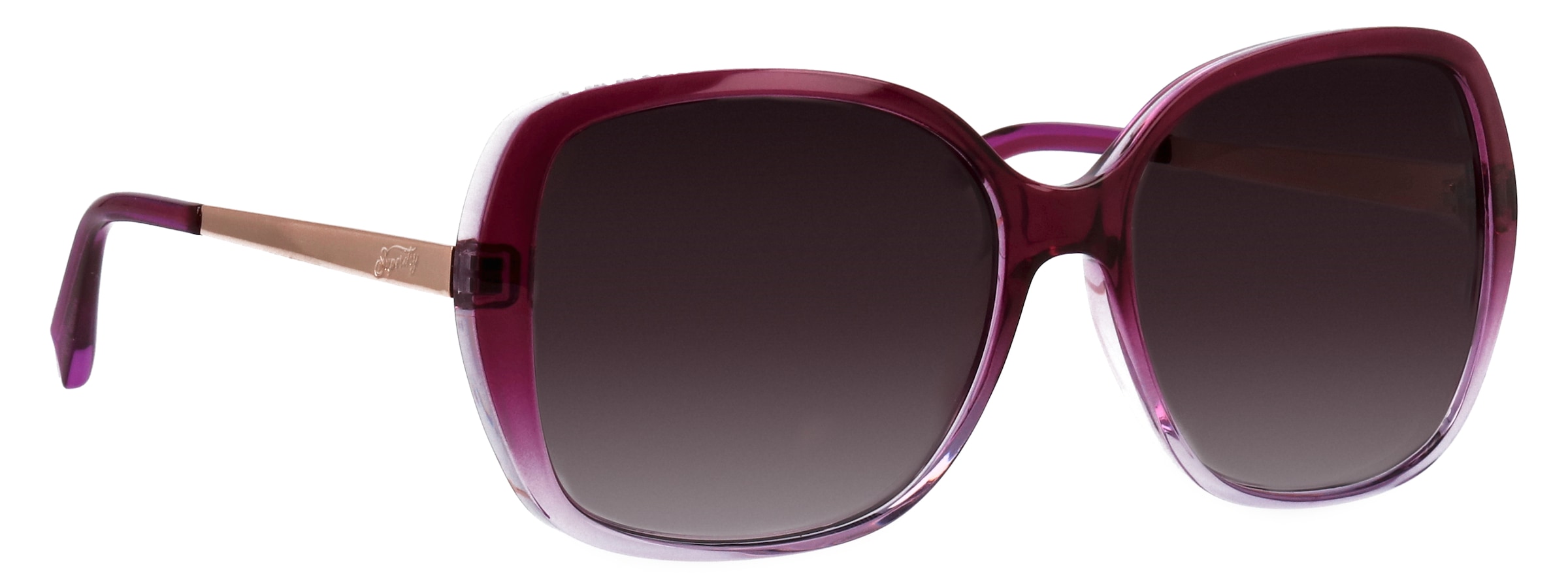 Superdry Sonnenbrille »Modell 996094« Form Butterfly, Logoschriftzug auf Bügel, Kombifassung