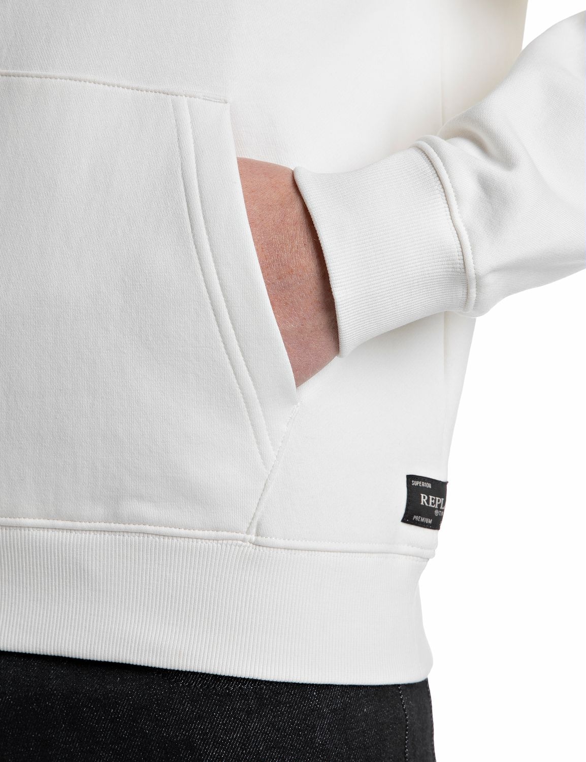 Replay Sweat à capuche , mit grossem Markenprint vorn
