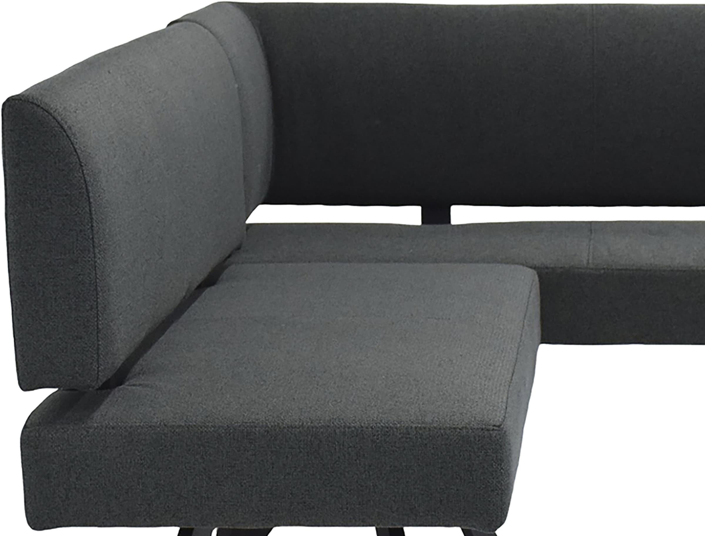 byLIVING Eckbank »TORONTO« Webstoff, bis 160 kg, Taschenfederkern, 4-Fussgestell, 3 Sitzplätze