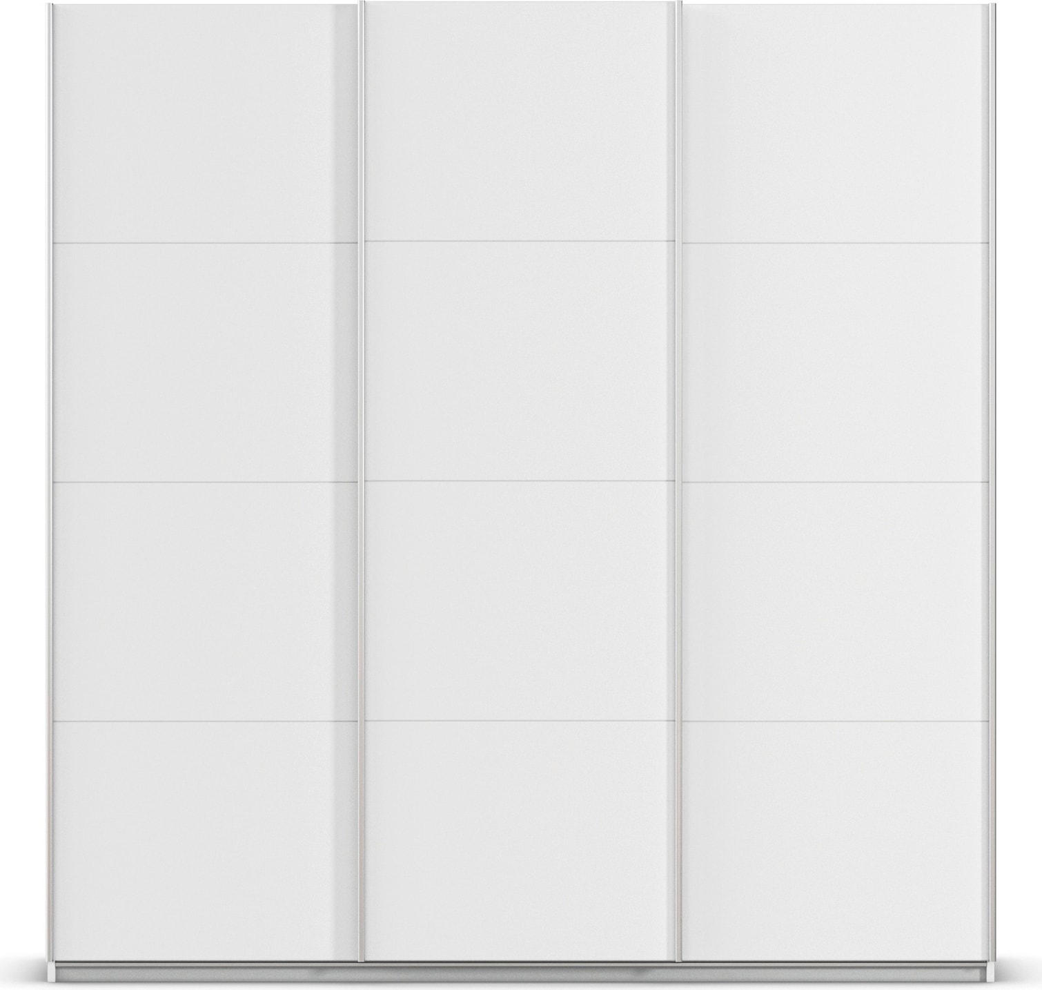 GOODproduct Schwebetürenschrank »Kleiderschrank Schrank Garderobe AGORDO mit Dekor- oder Hochglanzfront« Breiten 203/271/315/360 cm in drei Griff-Farben - NEU: Farbe SCHWARZ,  in 4 Breiten und 2 Höhen MADE IN GERMANY