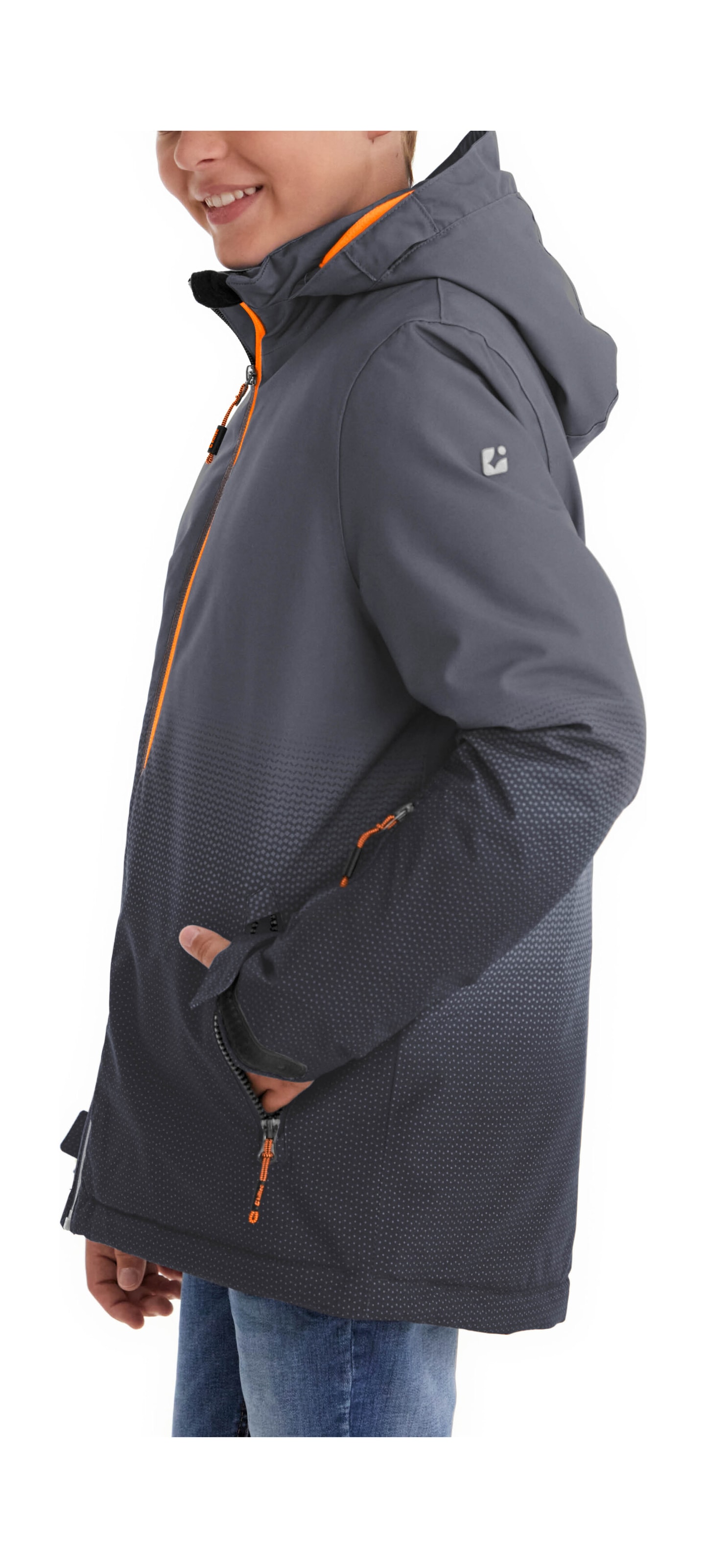 Killtec Veste d'extérieur »Lynge BYS JCKT E« Wasserdichte Funktionsjacke mit Schneefang und coolem Design