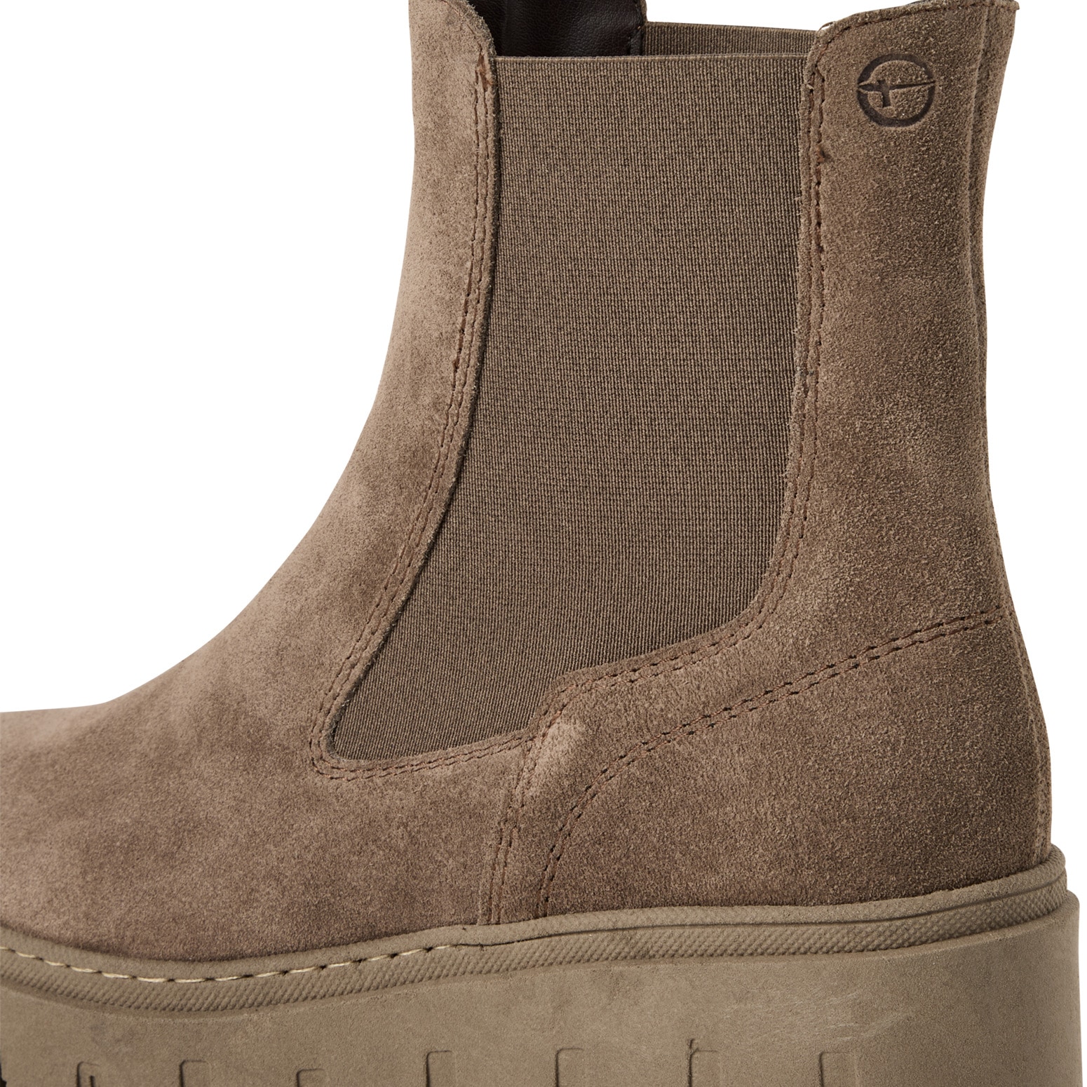 Tamaris Bottines chelsea  en viscose, coupe ample, jambe large, style décontracté