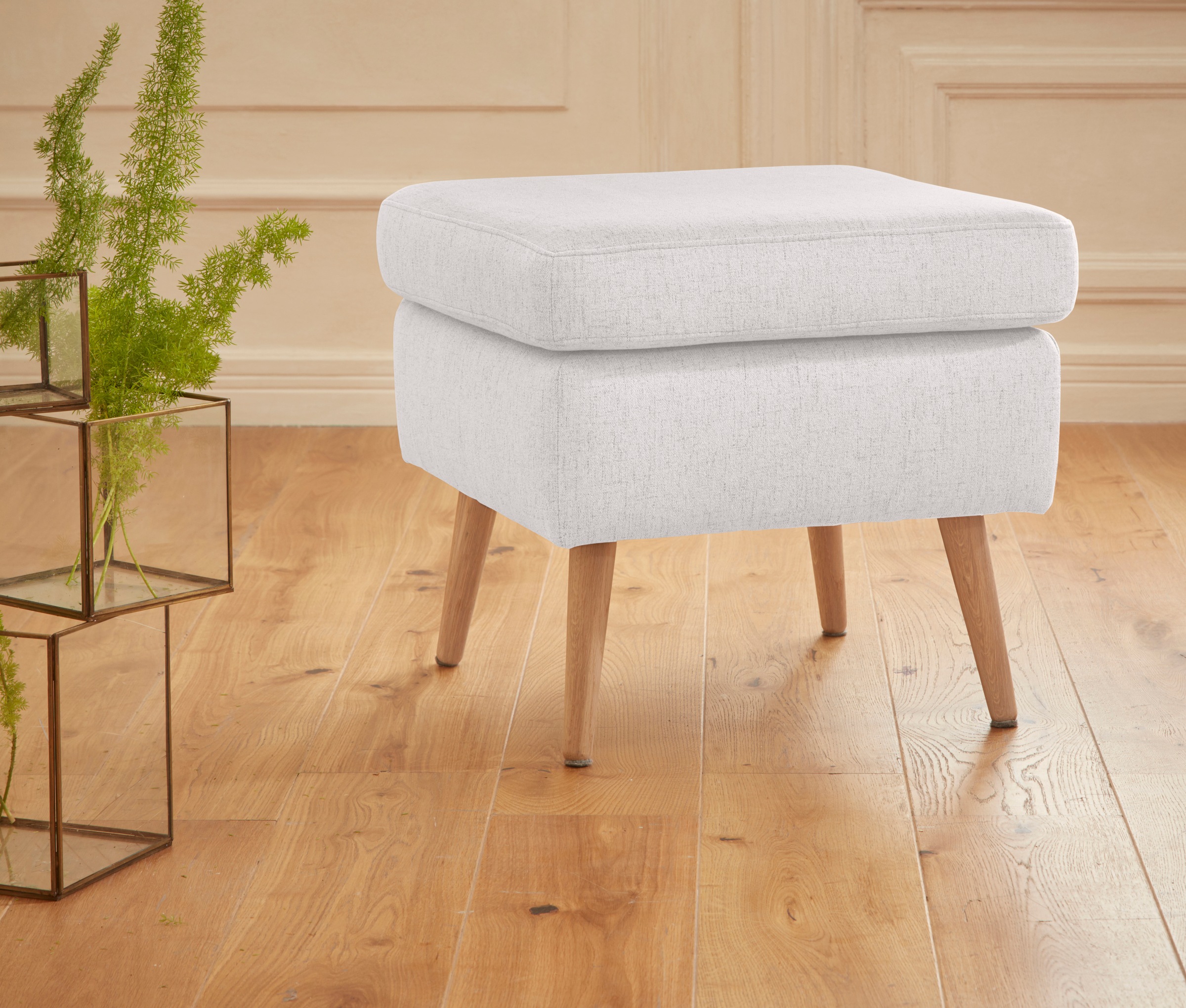 Home affaire Polsterhocker »Sallito« die kleinere Version von "Salla", in 6 Bezugsqualitäten