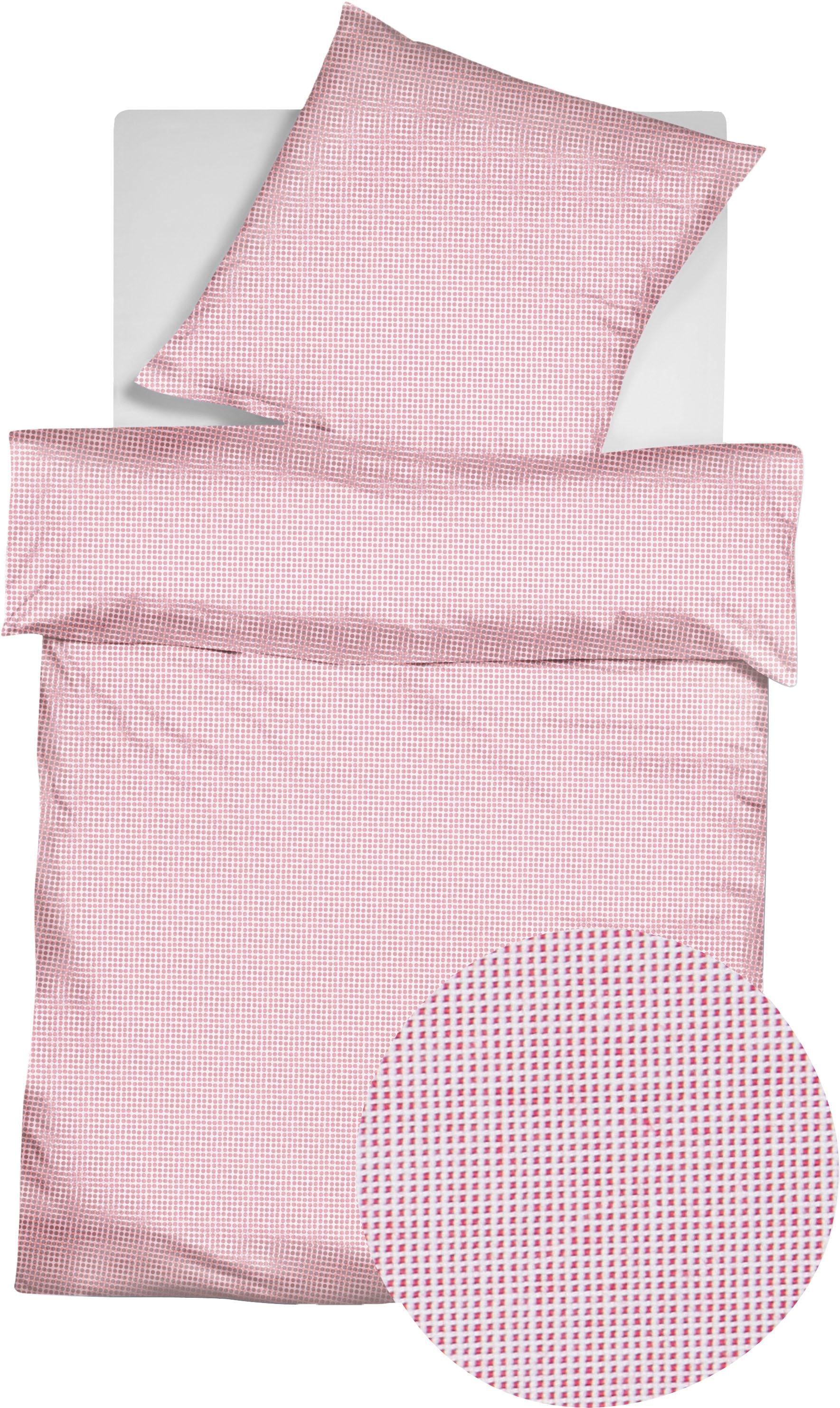 fleuresse Bettwäsche »Porto« 2 Stk. 100% Baumwolle, in Gr. 135x200, 155x220, 200x200cm, Reissverschluss