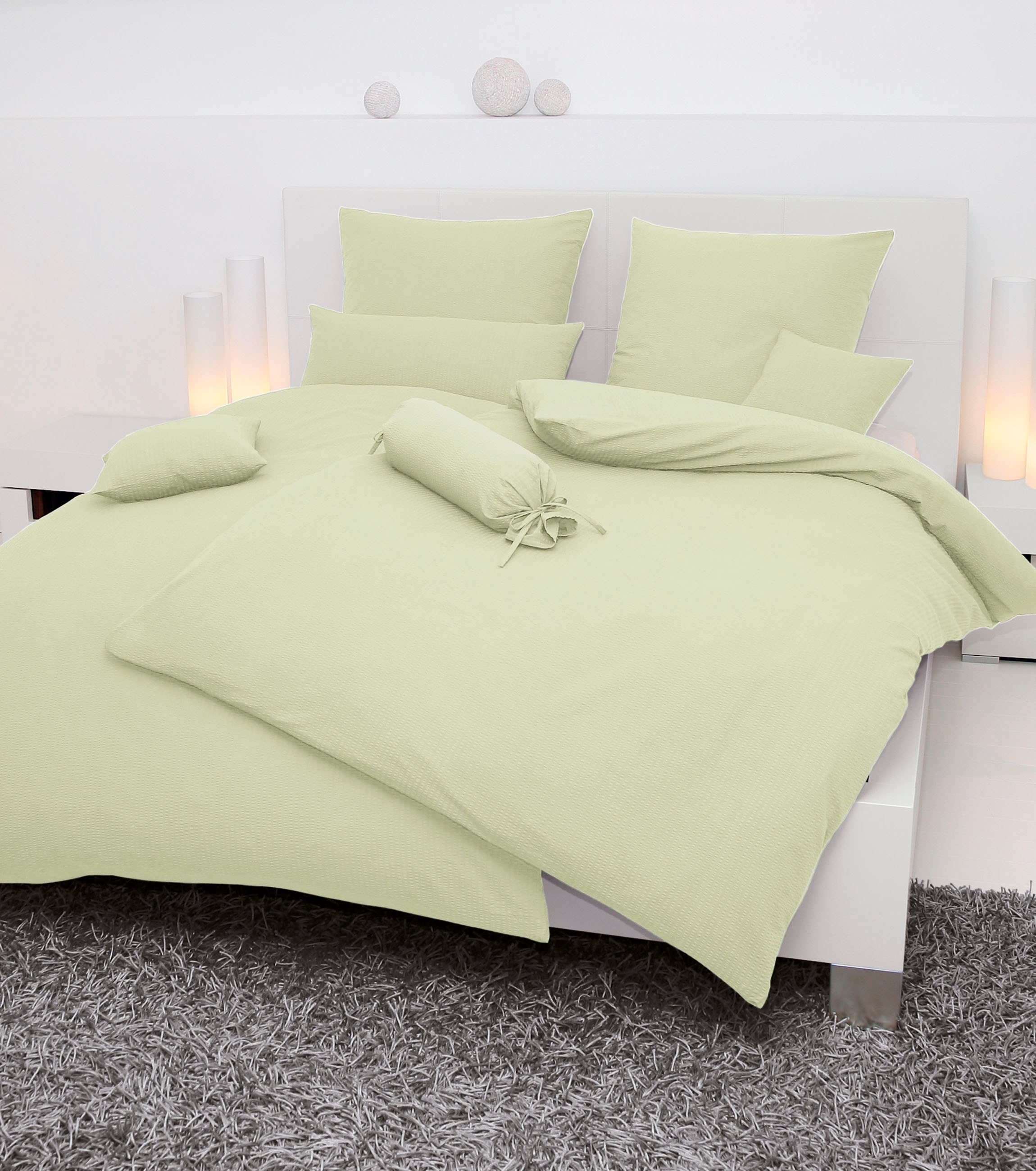 Janine Housse de coussin »PIANO 0125 31 80x80« avec fermeture éclair