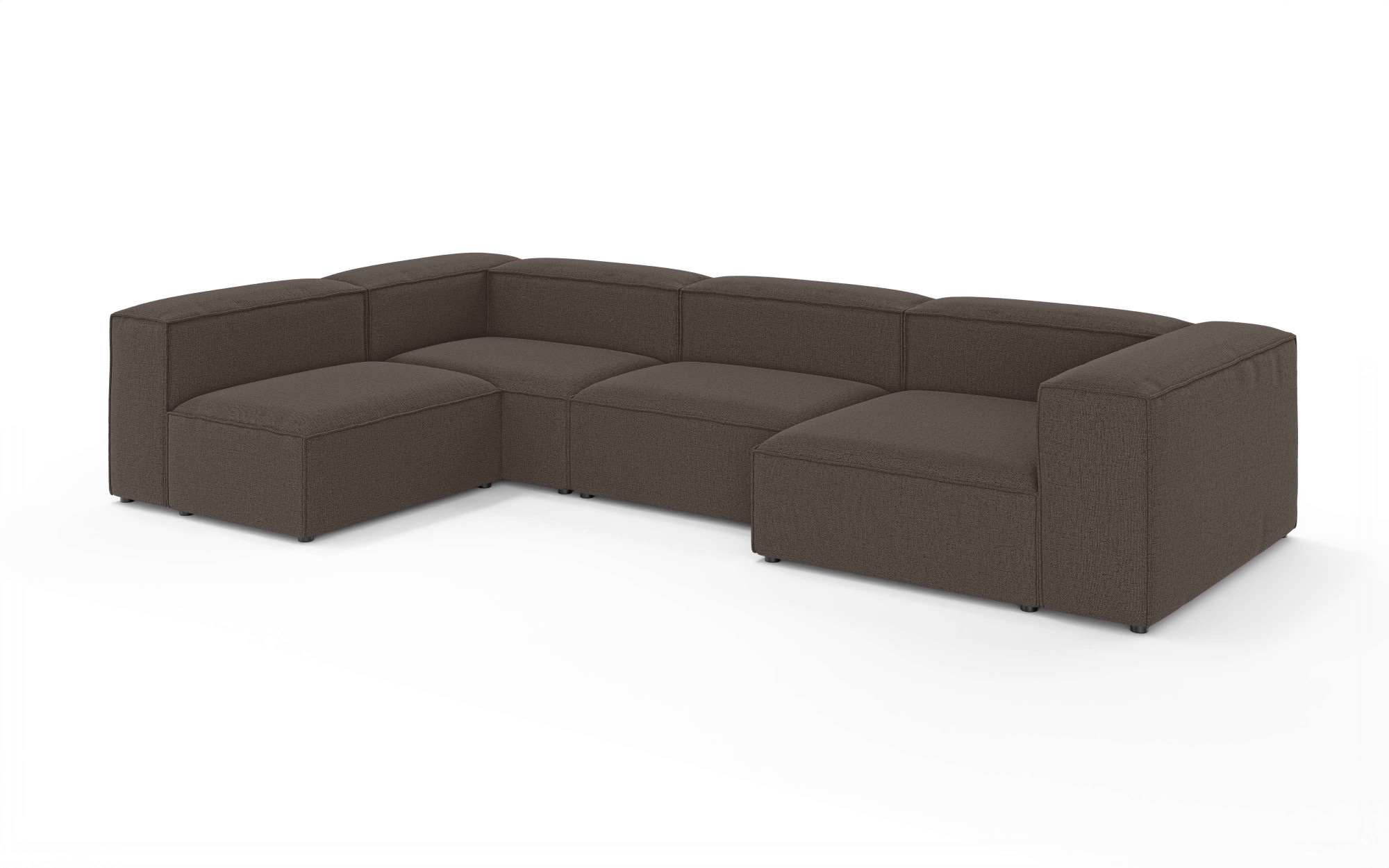 GOODproduct Paysage de salon »HAILY U-Form mit Ottomane links/rechts, Masse B/T/H: 360/200/72 cm« als Modul oder separat verwendbar, für individuelle Zusammenstellung