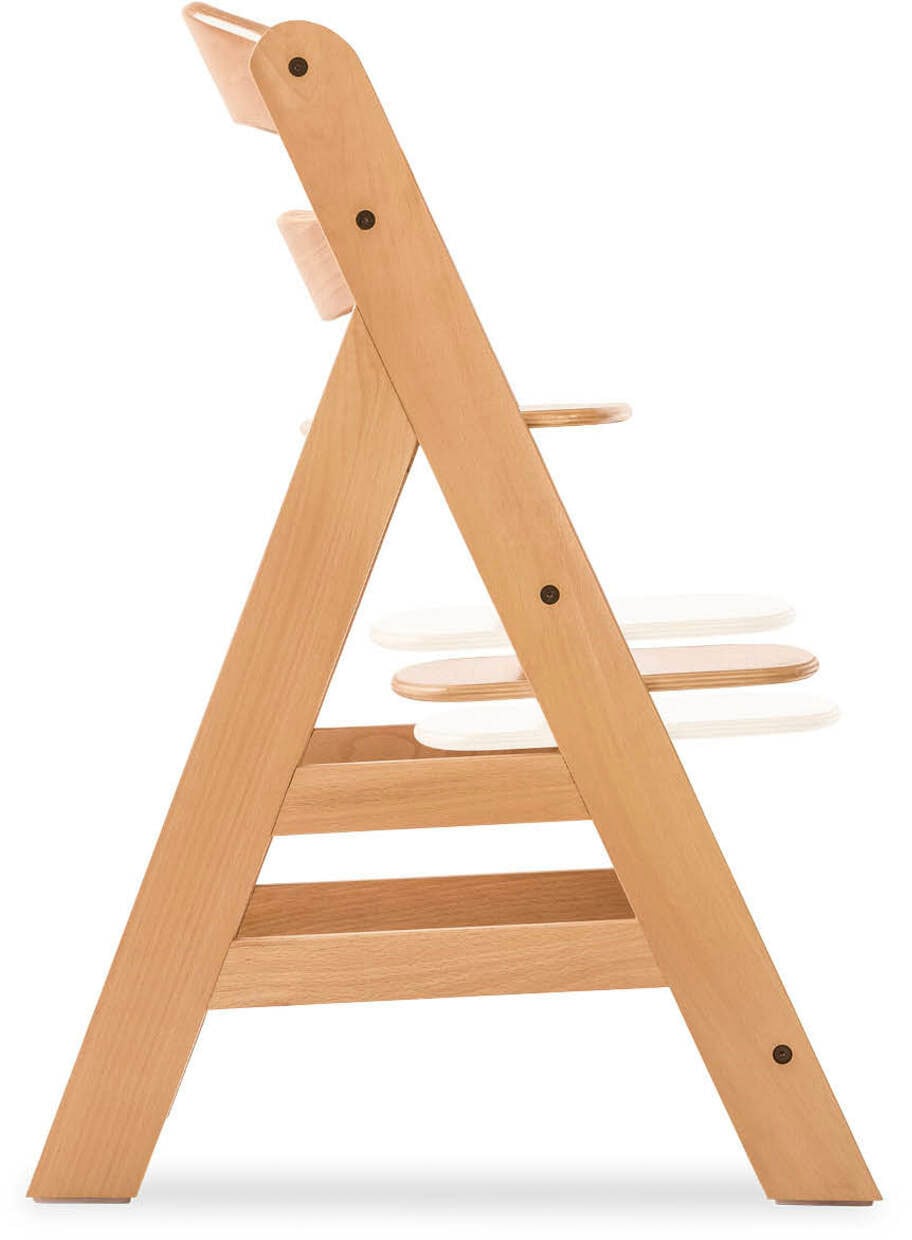 Hauck Hochstuhl »Alpha Newborn Pre, Nature Grey« () mit Newborn Aufsatz; FSC® - schützt Wald