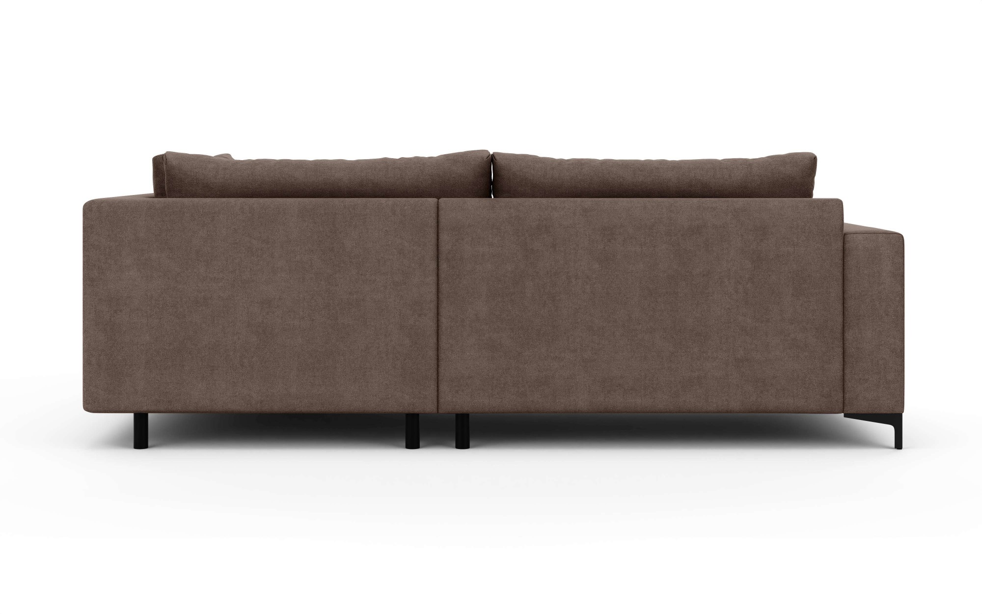 GOODproduct Canapé d'angle »LEEVKE Design-Sofa mit Ottomane rechts/links bestellbar, Breite 232 cm« in vielen modernen Farben erhältlich, belastbar bis 480 kg
