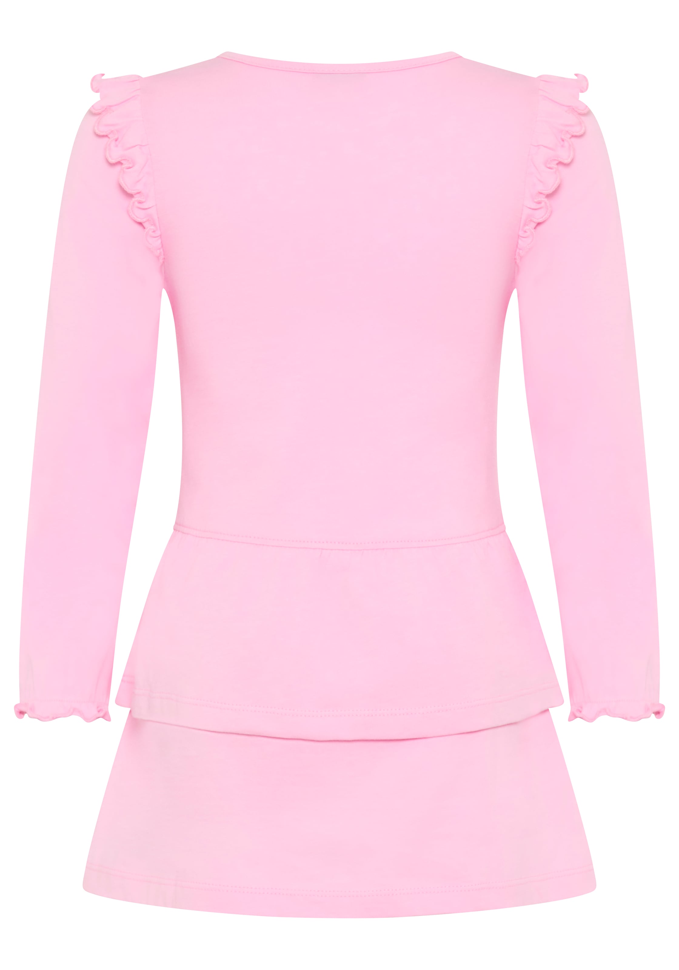 KIDSWORLD Robe en jersey »Süsses Shirtkleide mit Einhorn-Druck« pour filles, en single jersey de coton