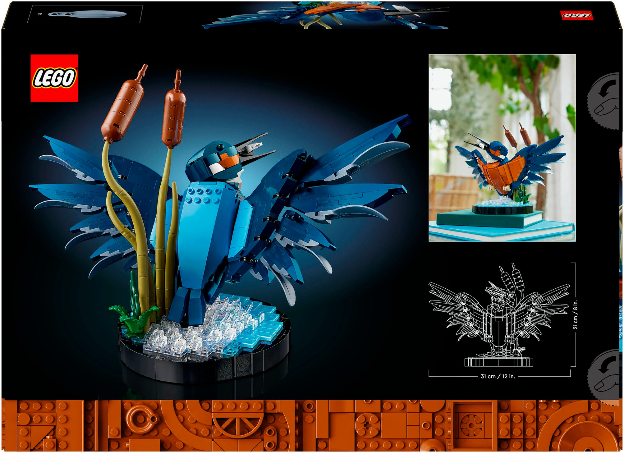 LEGO® Pions de construction »Eisvogel (10331), LEGO Icons« Made in Europe