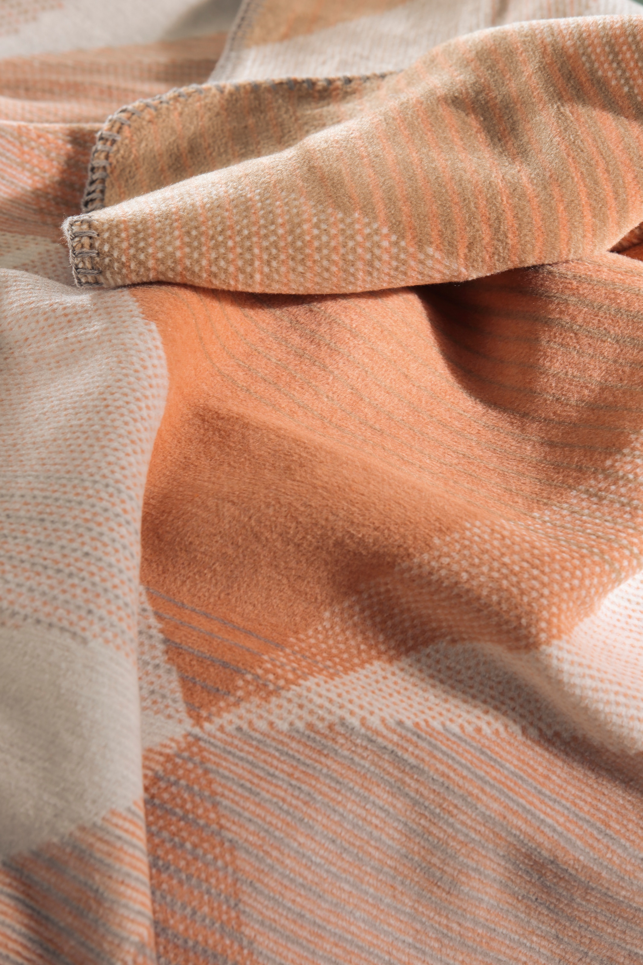 Biederlack Wohndecke »Shadeflow« 150 x 200, mit Zierstich