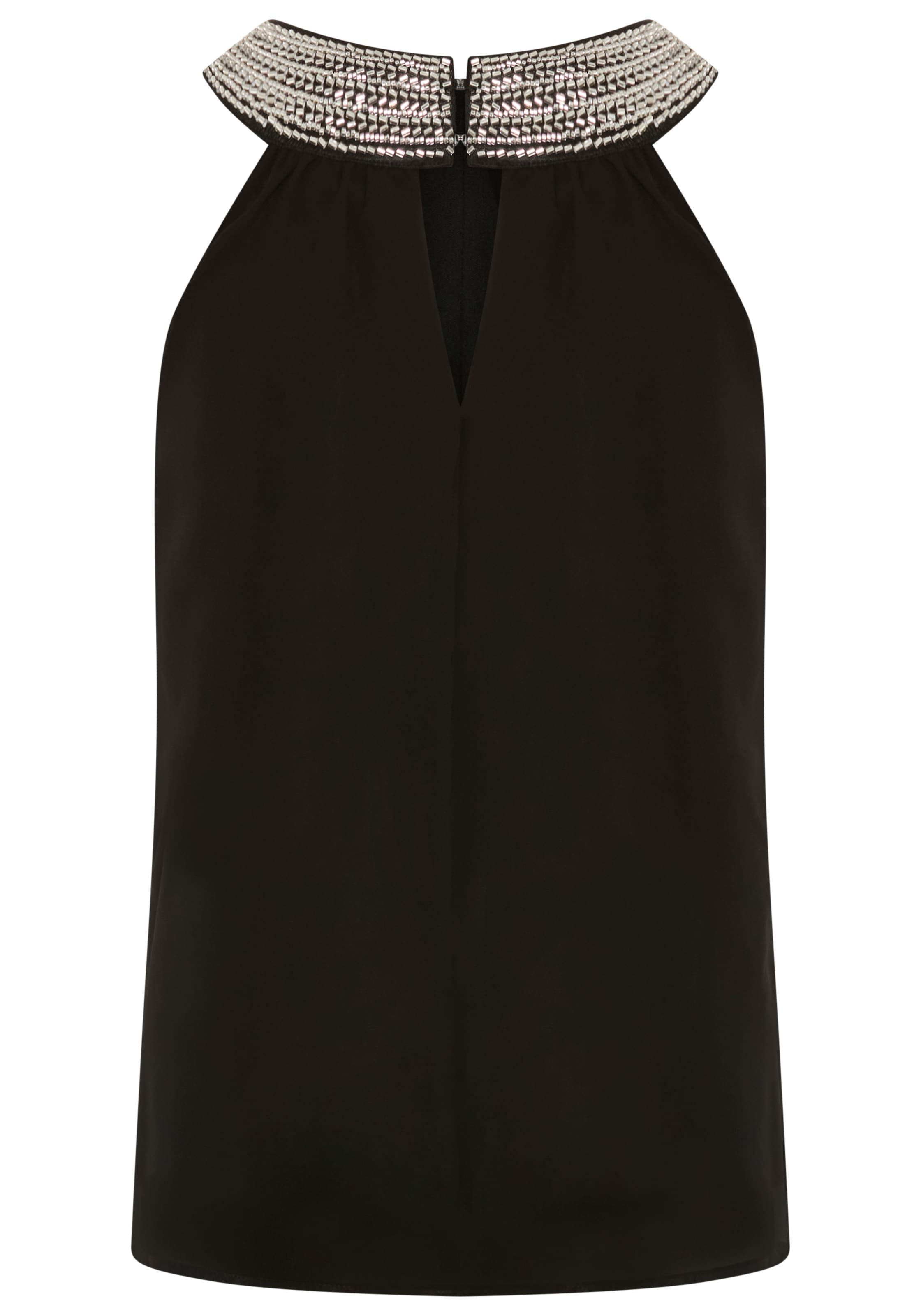 Laura Scott Top chemisier mit Rundhalsausschnitt, A-Linie, hüftlange Schnittform