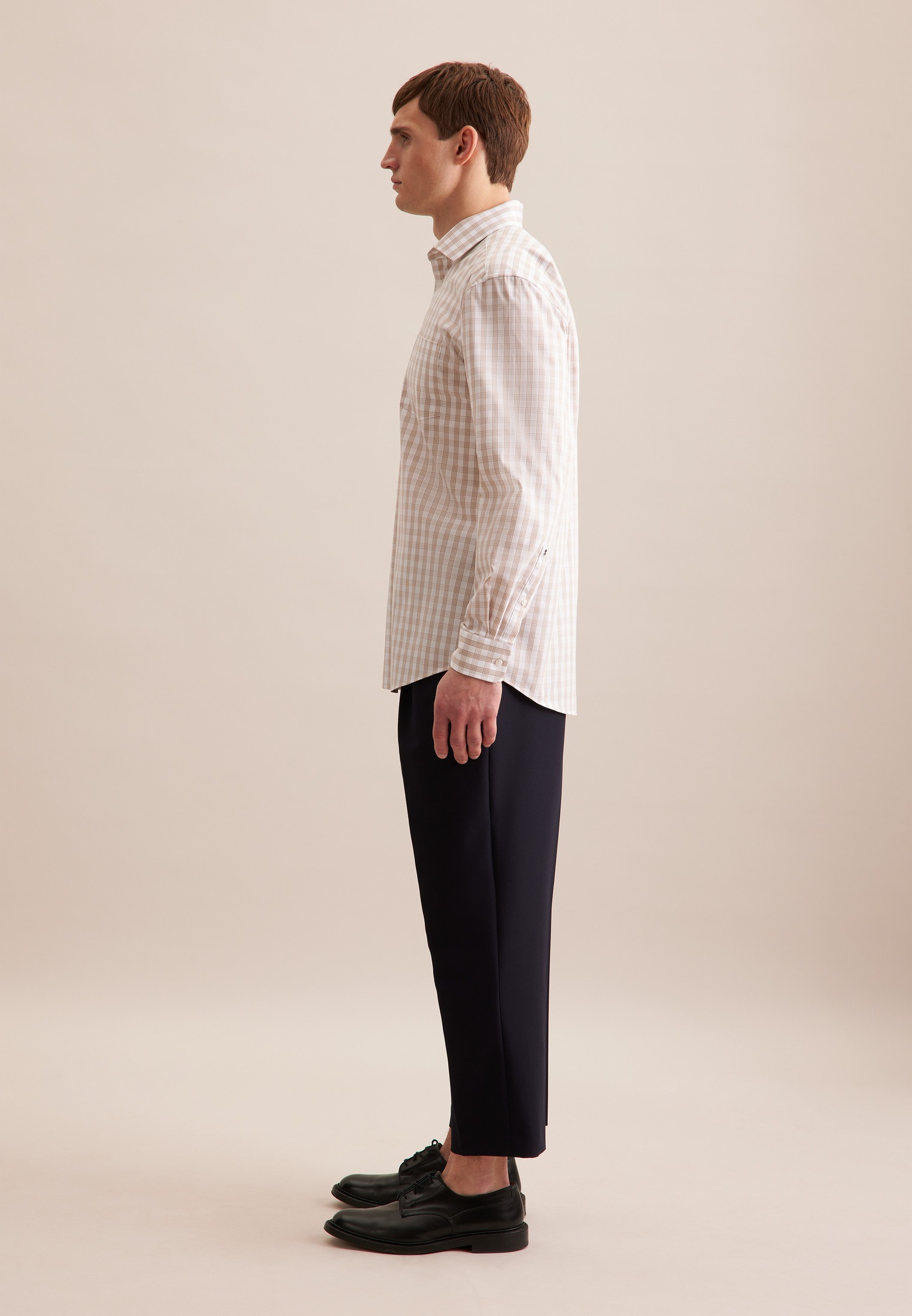 seidensticker Businesshemd »Comfort« Comfort 1/1 Kentkragen Karo