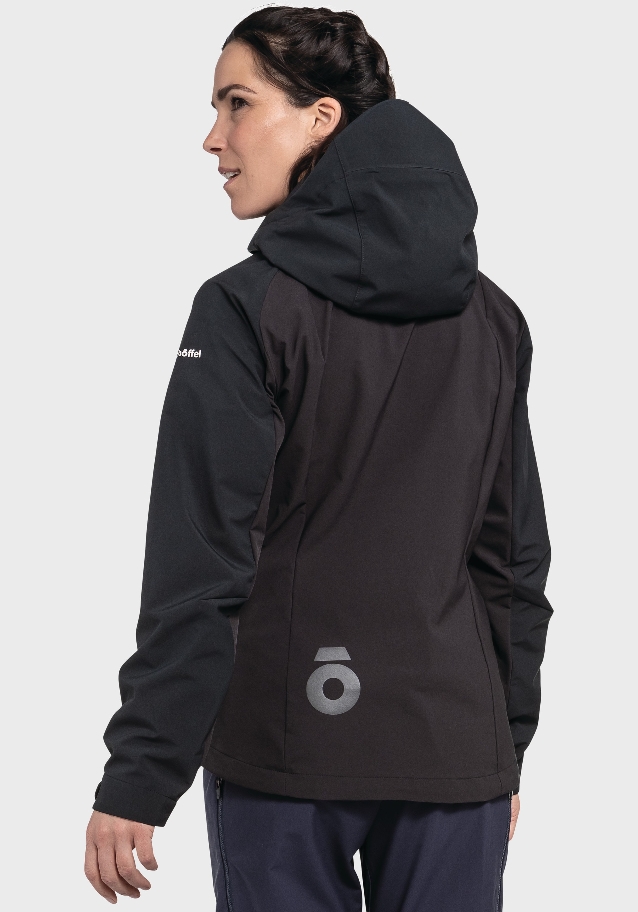 Schöffel Outdoorjacke »Bike Hybrid Jk Style Salza WMS« mit Kapuze