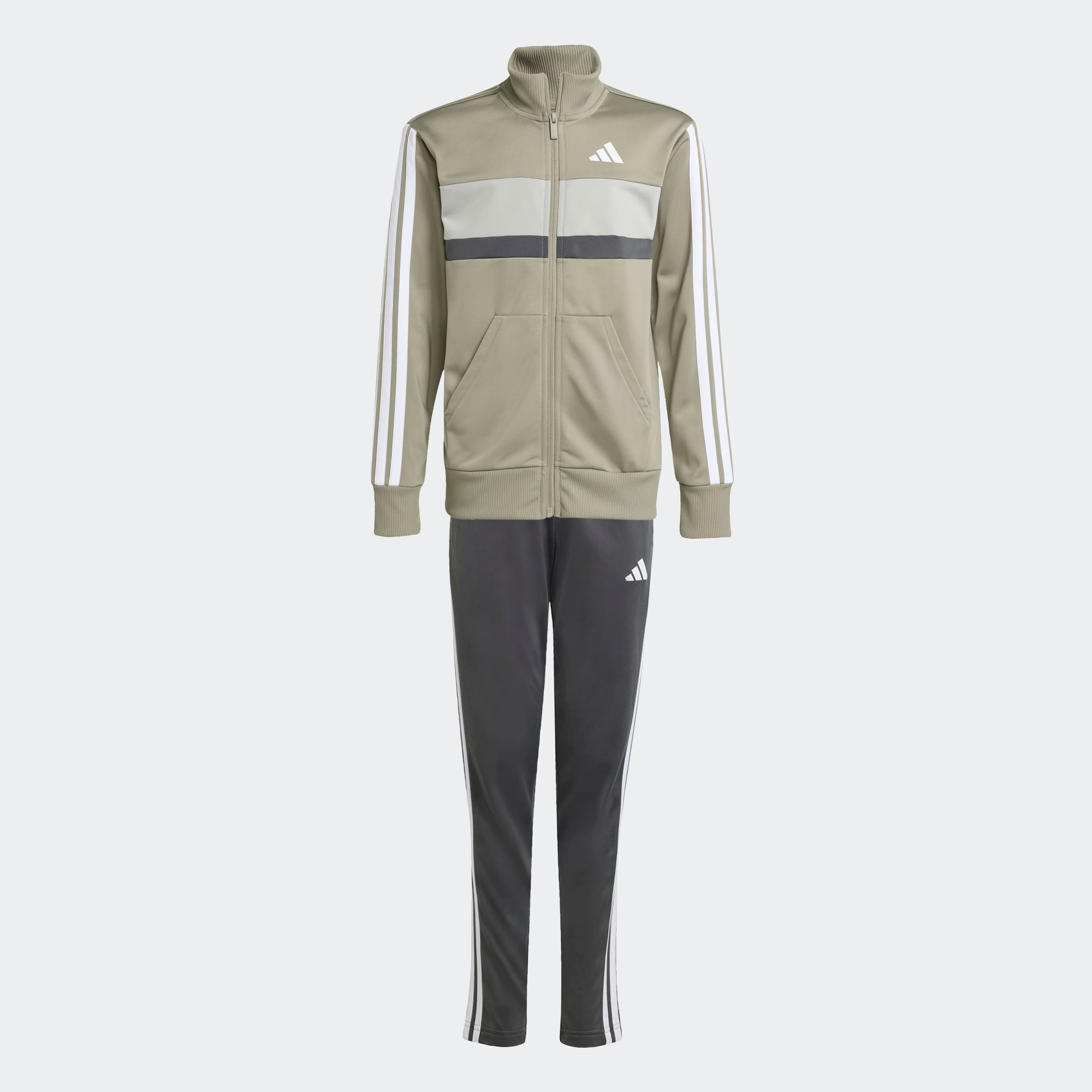 adidas Sportswear Trainingsanzug »SEASONAL ESSENTIALS TIBERIO 3-STREIFEN TRICOT KIDS« 2 Stk.
