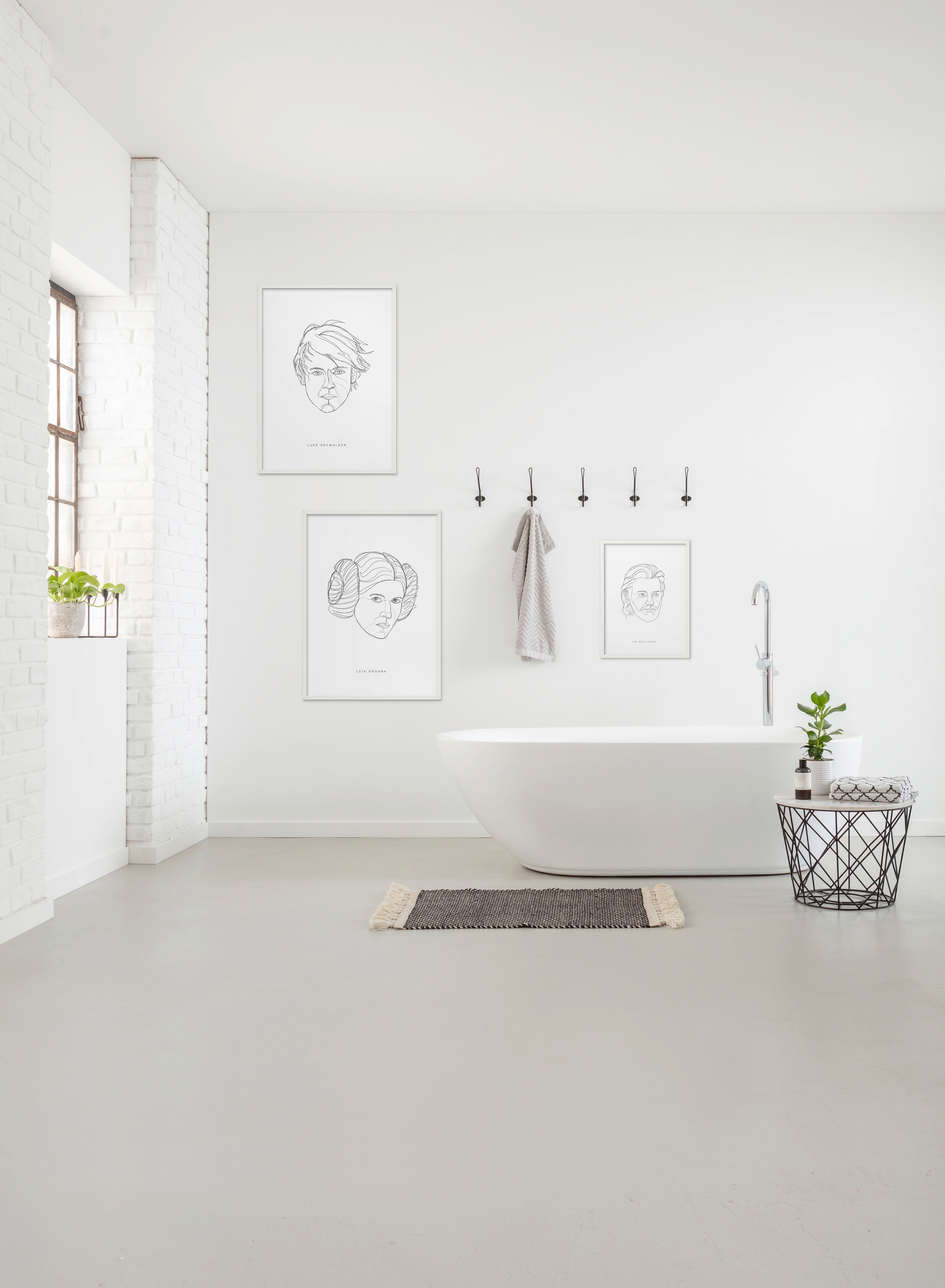 Komar Image »Star Wars Classic Force Faces Leia« 1 cuis tlg. Wandbild zur Dekoration im Kinderzimmer - ohne Rahmen