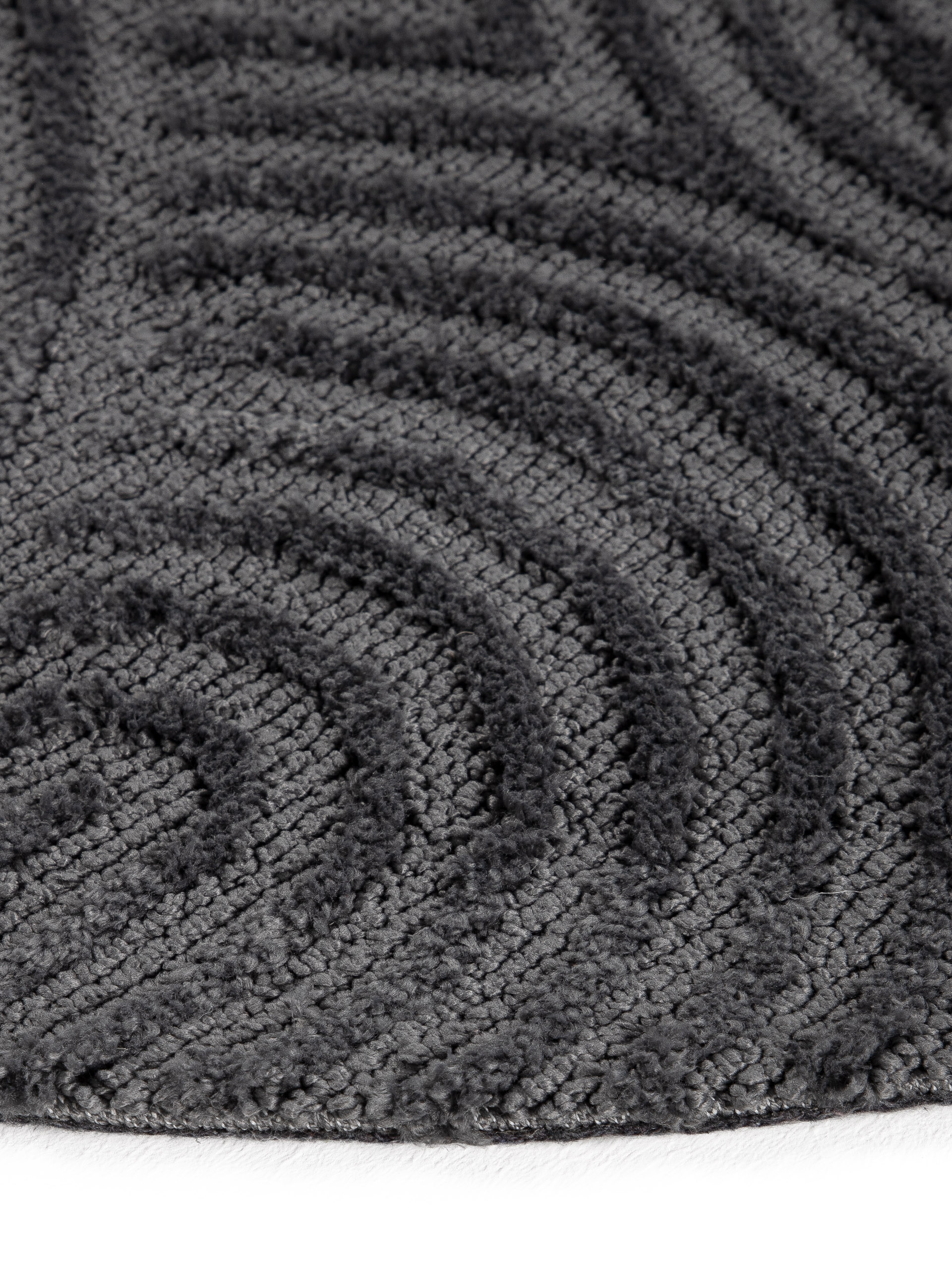 carpetfine Tapis »Holly Zen 1« Rond 12 mm Höhe Hoch-Tief-Effekt, geometrisch, Zeitloses Design, dekoratives Highlight