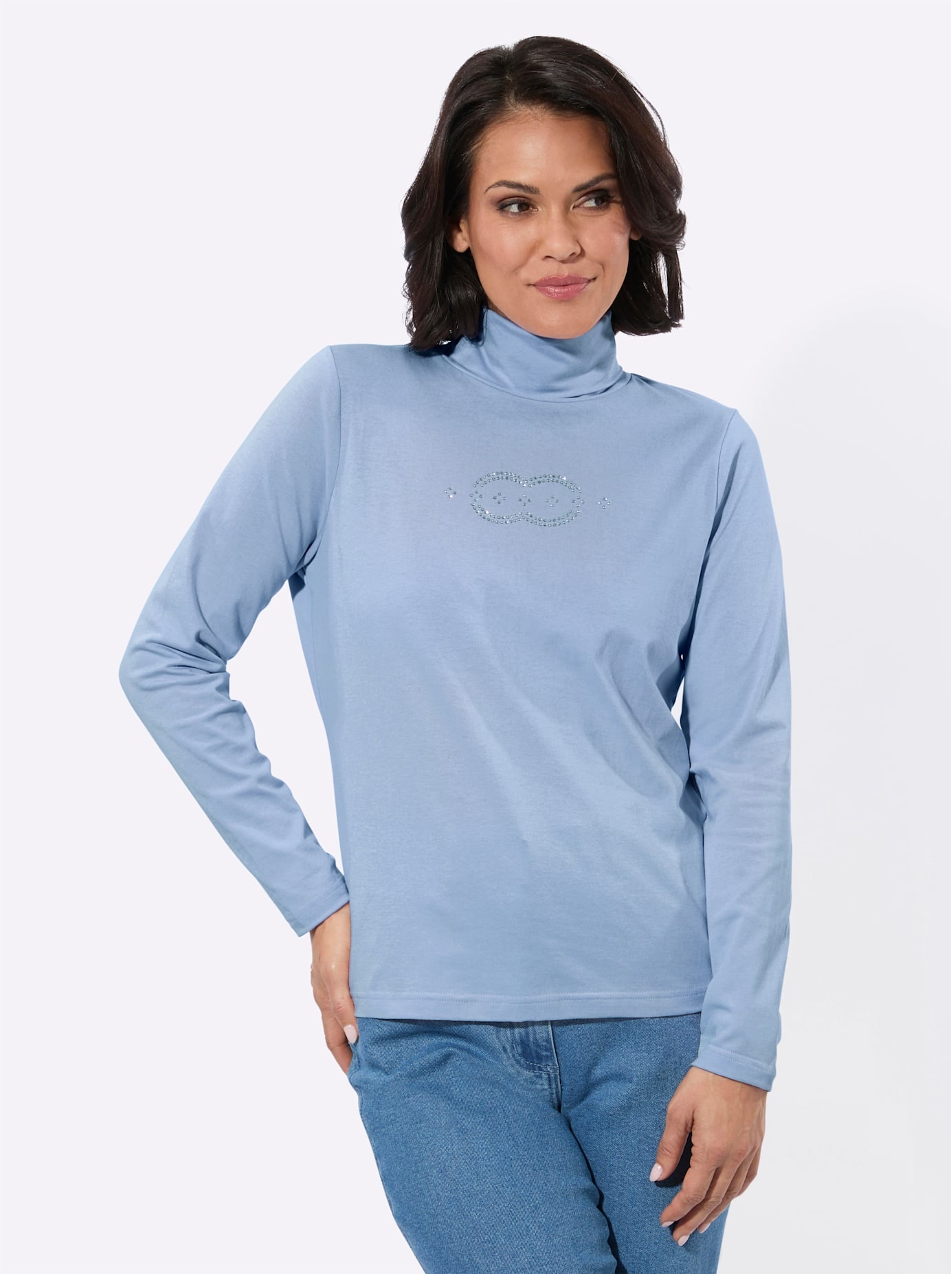 Casual Looks T-shirt à col roulé »Rollkragen-Shirt« 1