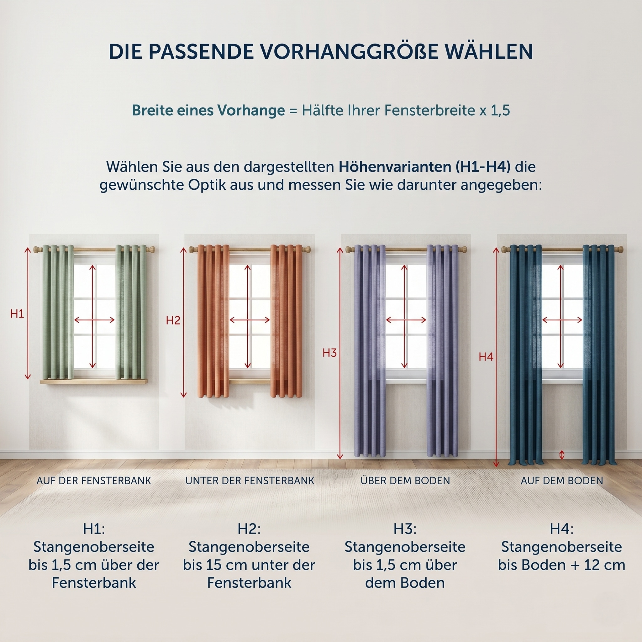 Wirth Rideau »Sunday, nach Mass, 1 Stück, Kräuselband, halbtransparent« Bande volante 1 cuis tlg. sur mesure