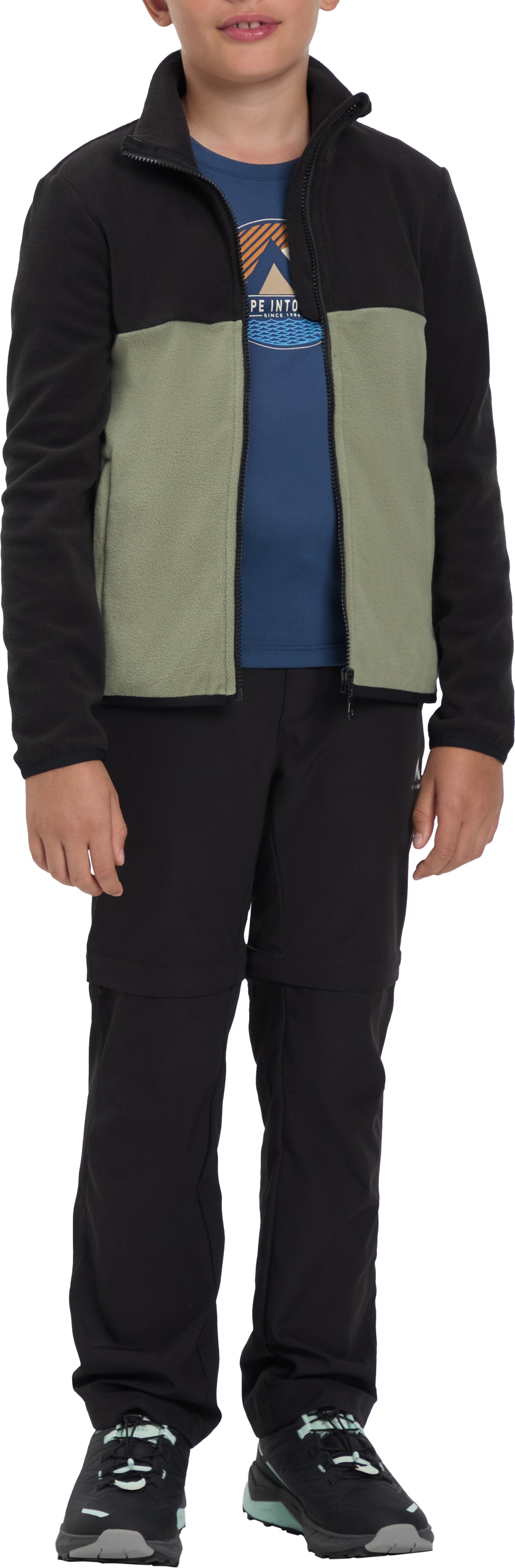 McKINLEY Veste polaire »JU.-UNTERJACKE AMARO FZ FL B« look colorblock, poches zippées