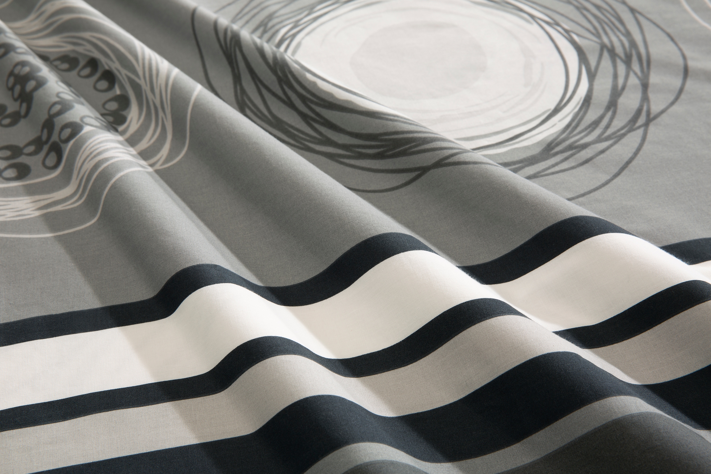 BIERBAUM Bettwäsche »Florielle« 2 Stk. in Gr. 135x200 oder 155x220 cm, 100% Baumwolle, Kreise