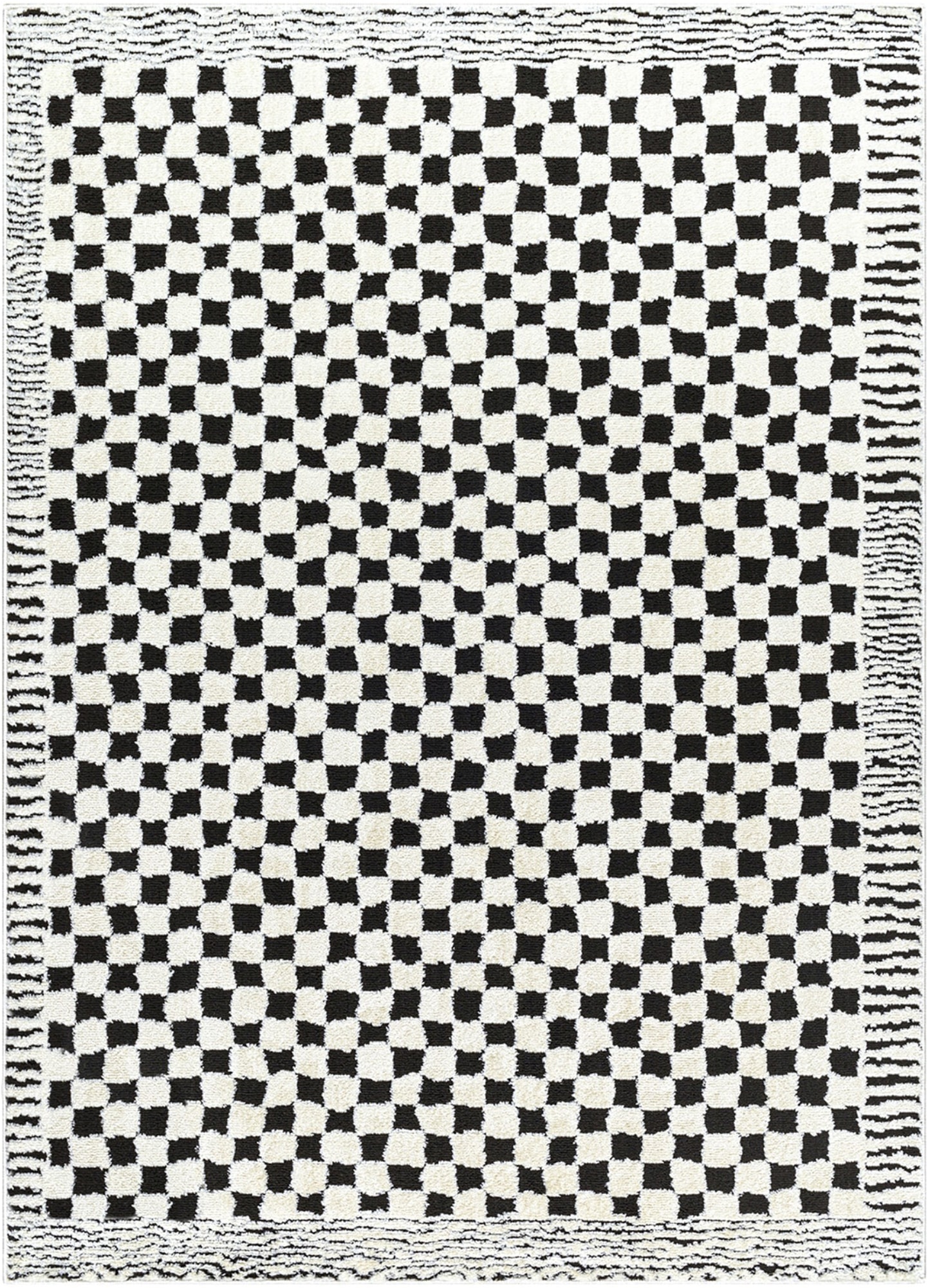 Livabliss Tapis »AVIGNON« Rectangulaire 13,97 mm Höhe motif carreaux – intemporel et polyvalent