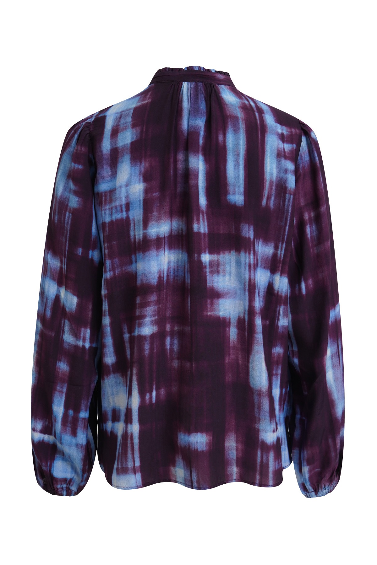 Smith & Soul Blouse à manches longues Avec col montant court, imprimé intégral
