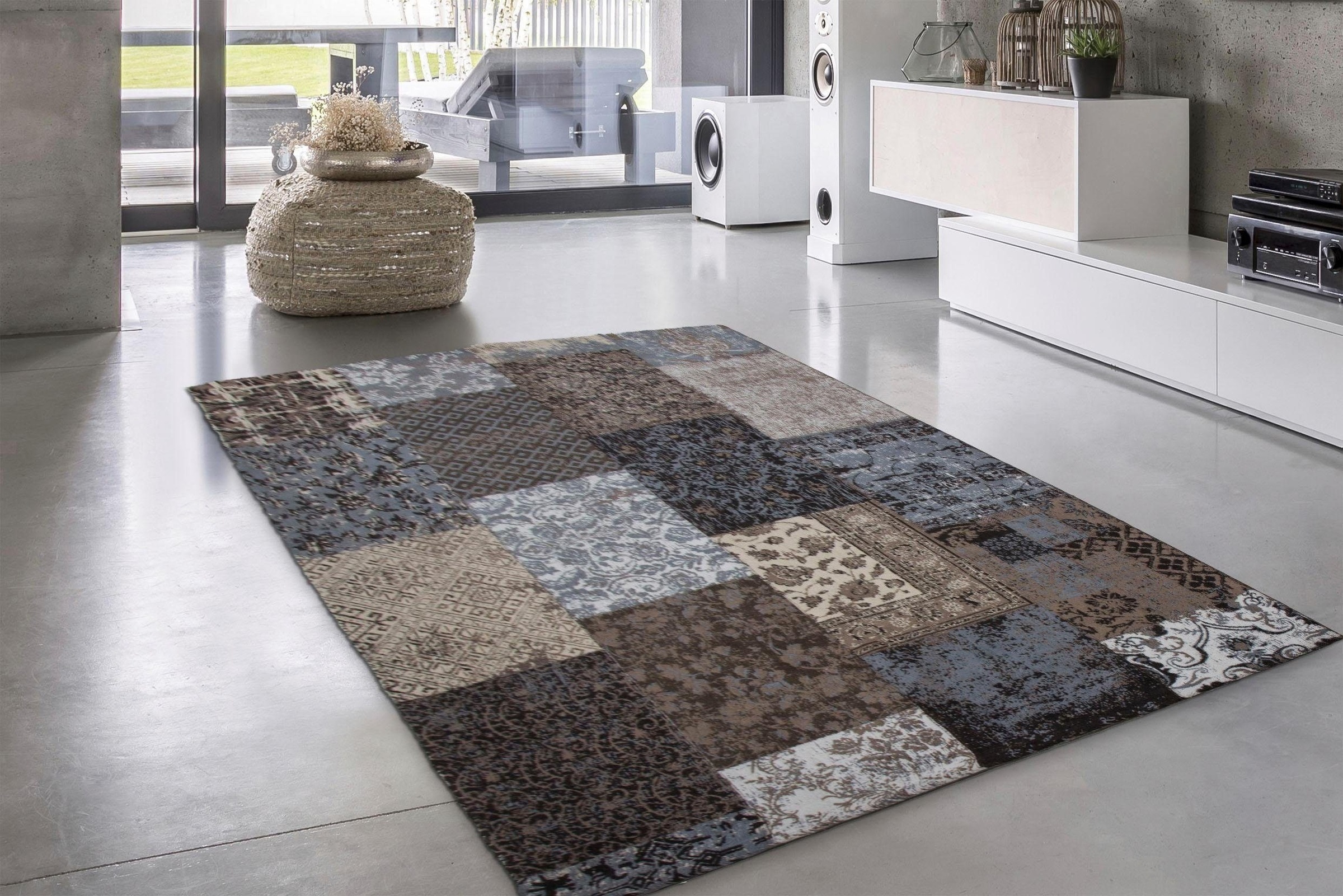 calo-deluxe Teppich »Kefes 250« rechteckig 8 mm Höhe reine Baumwolle, Wohnzimmer