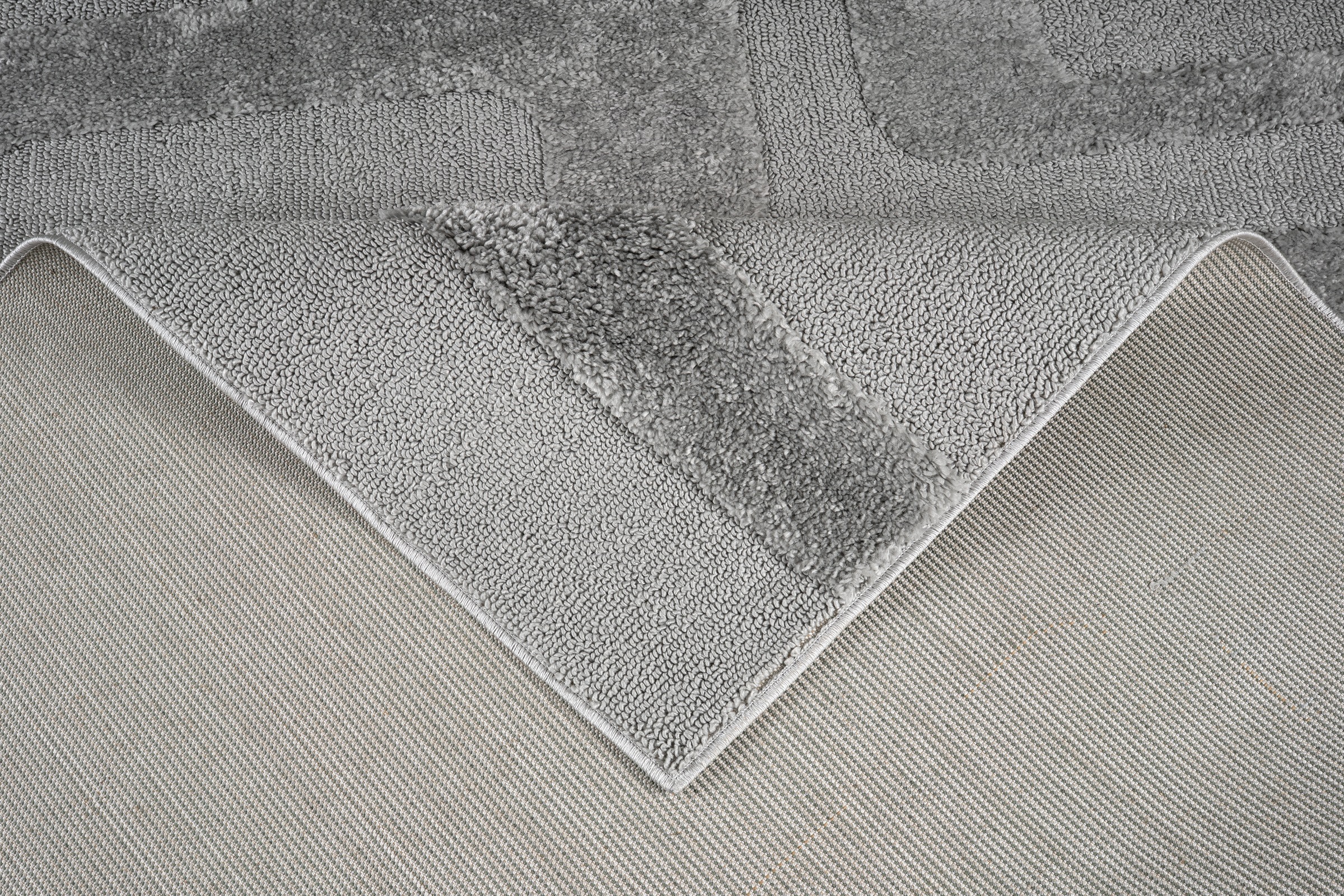GOODproduct Teppich »Modea, geometrisches Muster, 3D« rechteckig 20 mm Höhe Ton-in-Ton, Hoch-Tief, weich, Wohnzimmer, Schlafzimmer