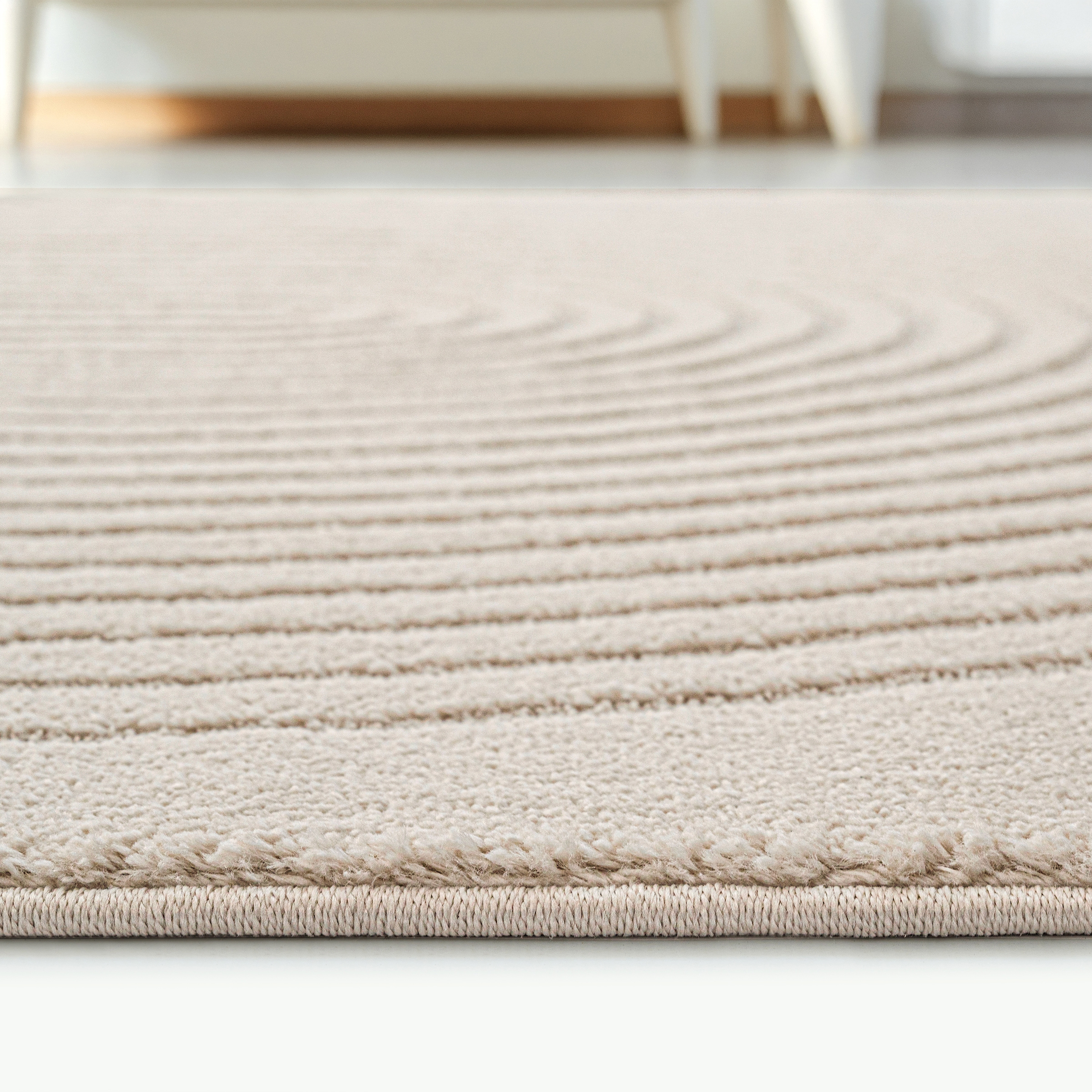 GOODproduct Designteppich »Soft Dune in Standard- und Premium-Qualität, 3D Optik/Hoch-Tief Effekt« rechteckig moderner Wohnzimmer Teppich, hohe Flordichte und angenehm weich