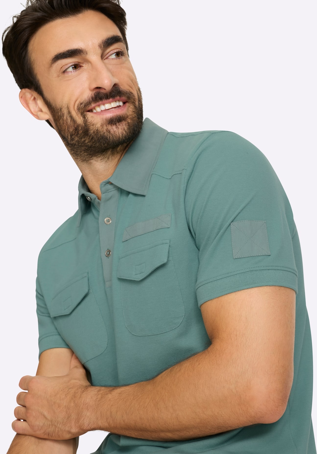 Marco Donati Kurzarmshirt »Kurzarm-Poloshirt«, 1 tlg.
